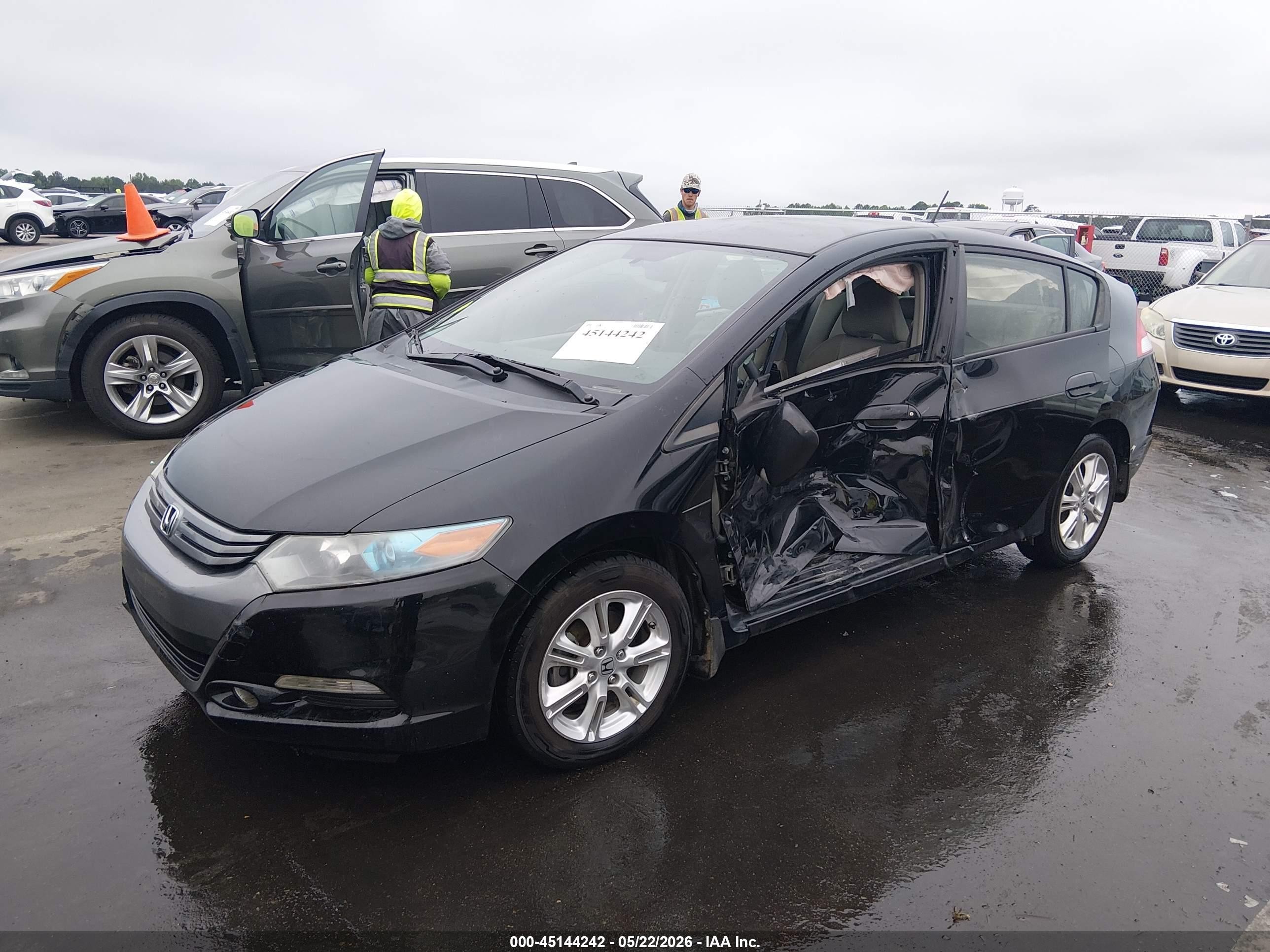 2010 Honda Insight Ex Black vin: JHMZE2H75AS008427
