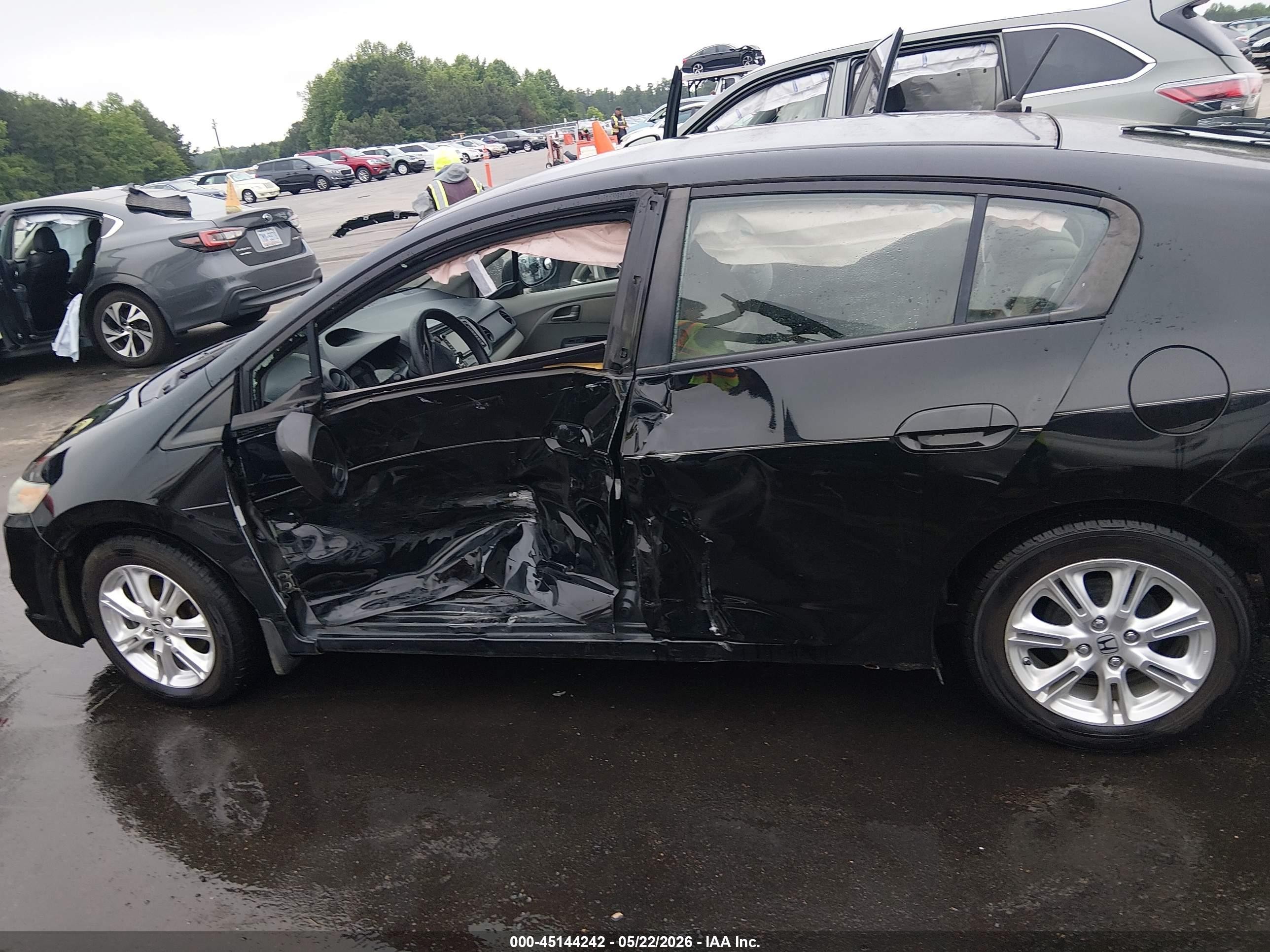 2010 Honda Insight Ex Black vin: JHMZE2H75AS008427
