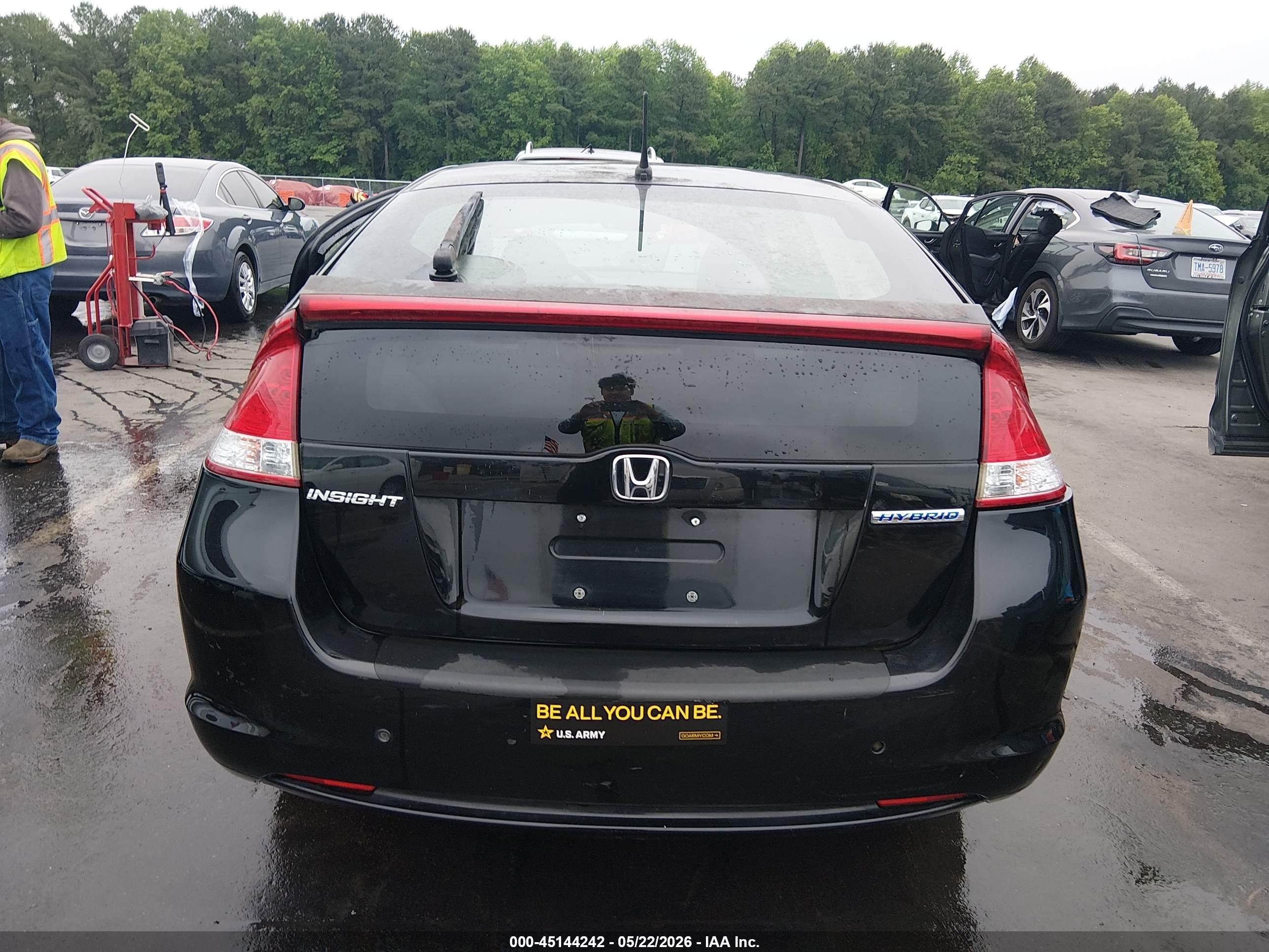 2010 Honda Insight Ex Black vin: JHMZE2H75AS008427