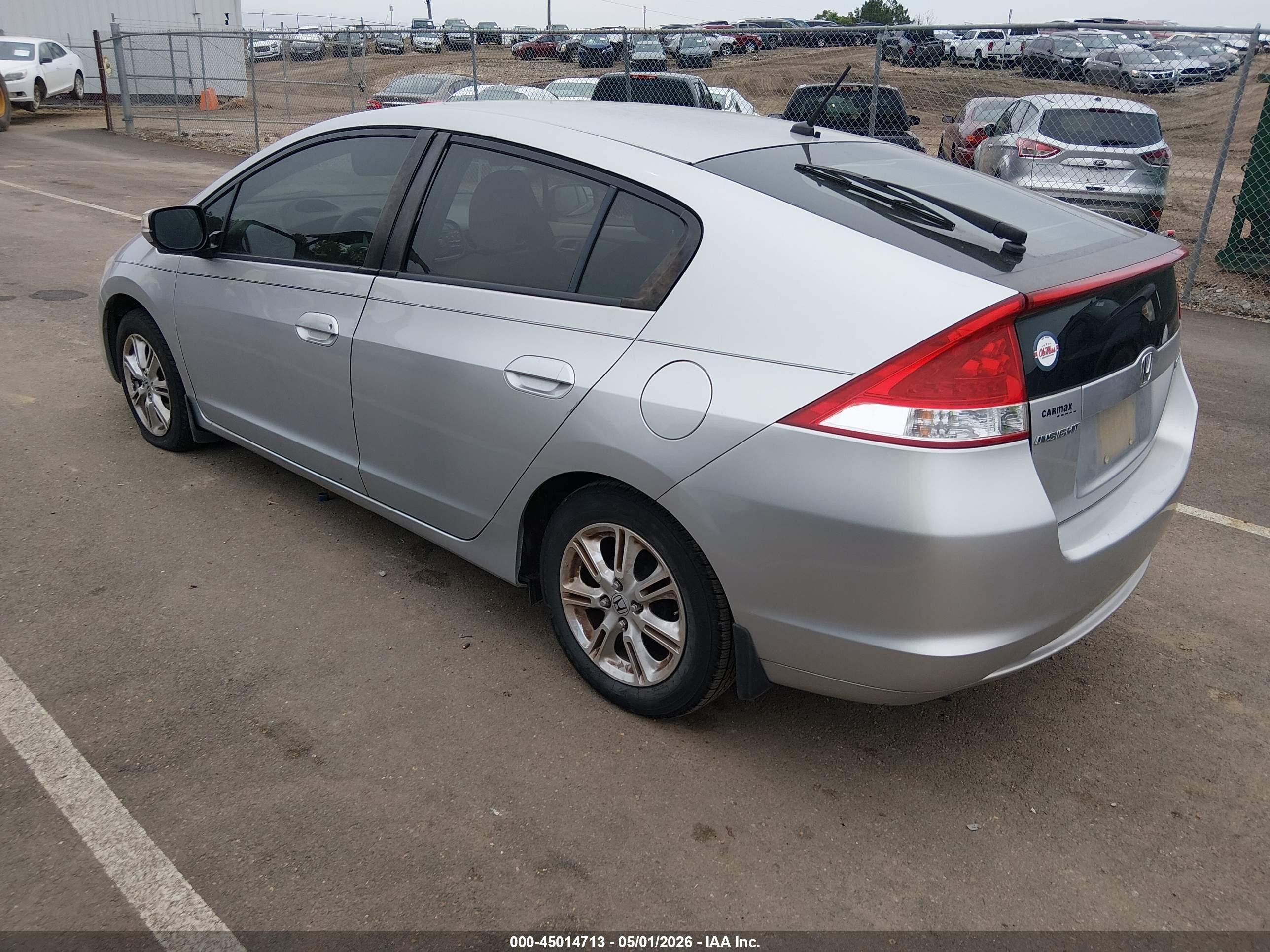 2010 Honda Insight Ex Silver vin: JHMZE2H75AS011778