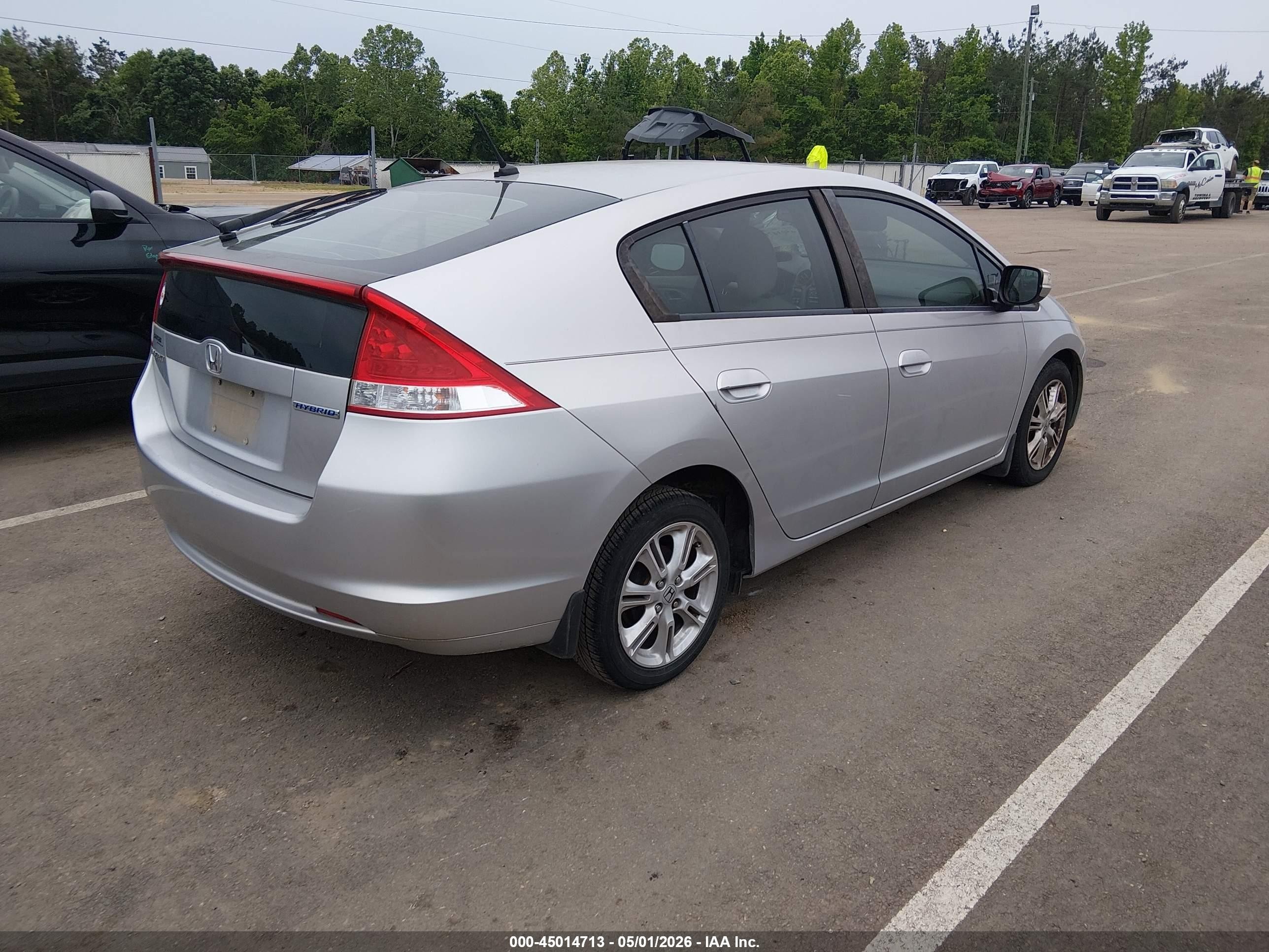 2010 Honda Insight Ex Silver vin: JHMZE2H75AS011778