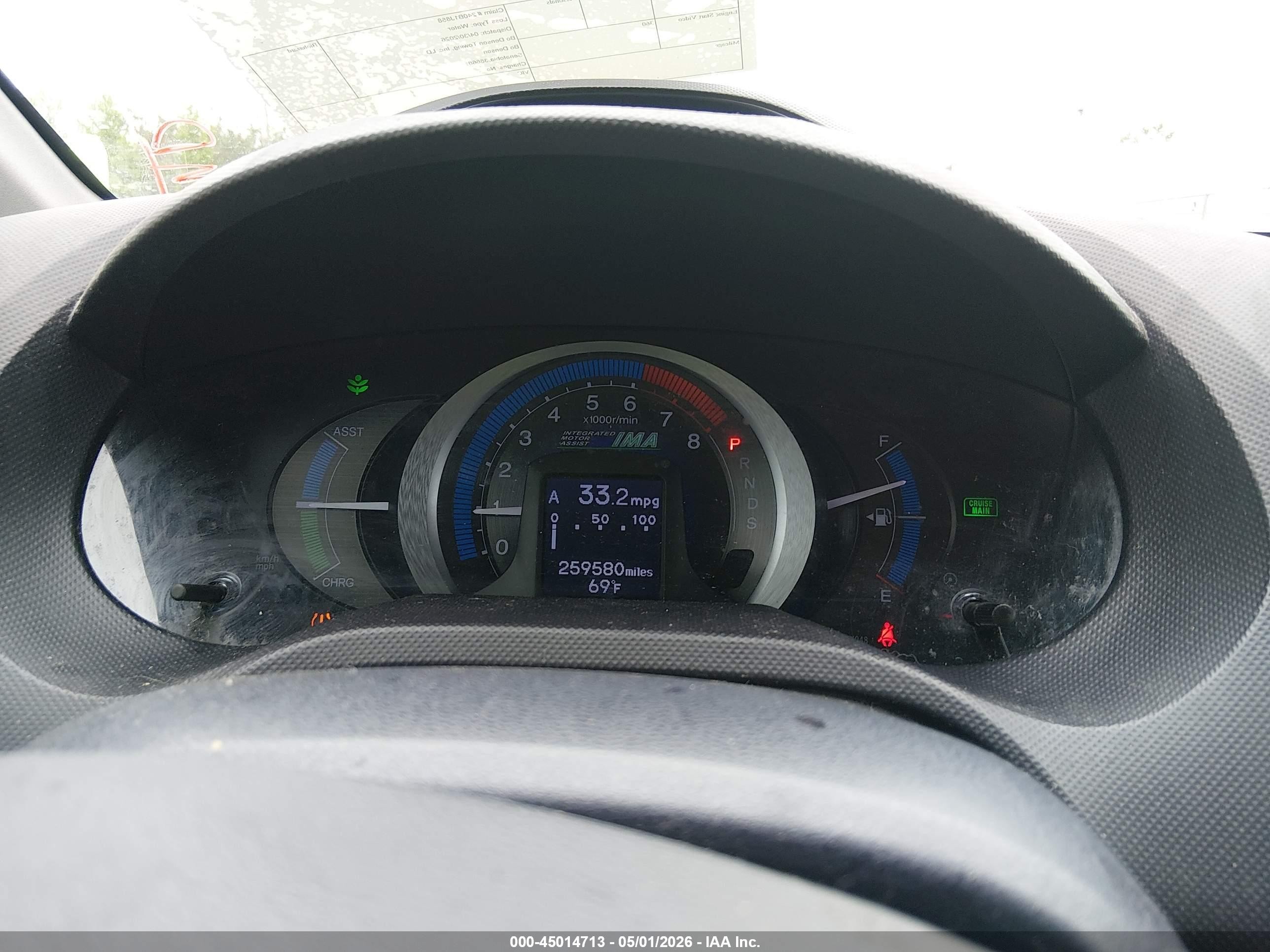 2010 Honda Insight Ex Silver vin: JHMZE2H75AS011778