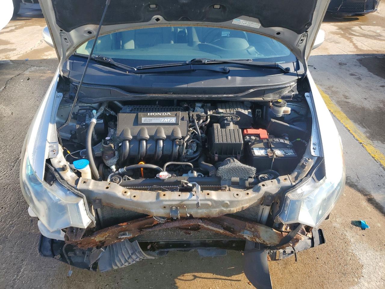 2010 Honda Insight Ex Silver vin: JHMZE2H75AS026961