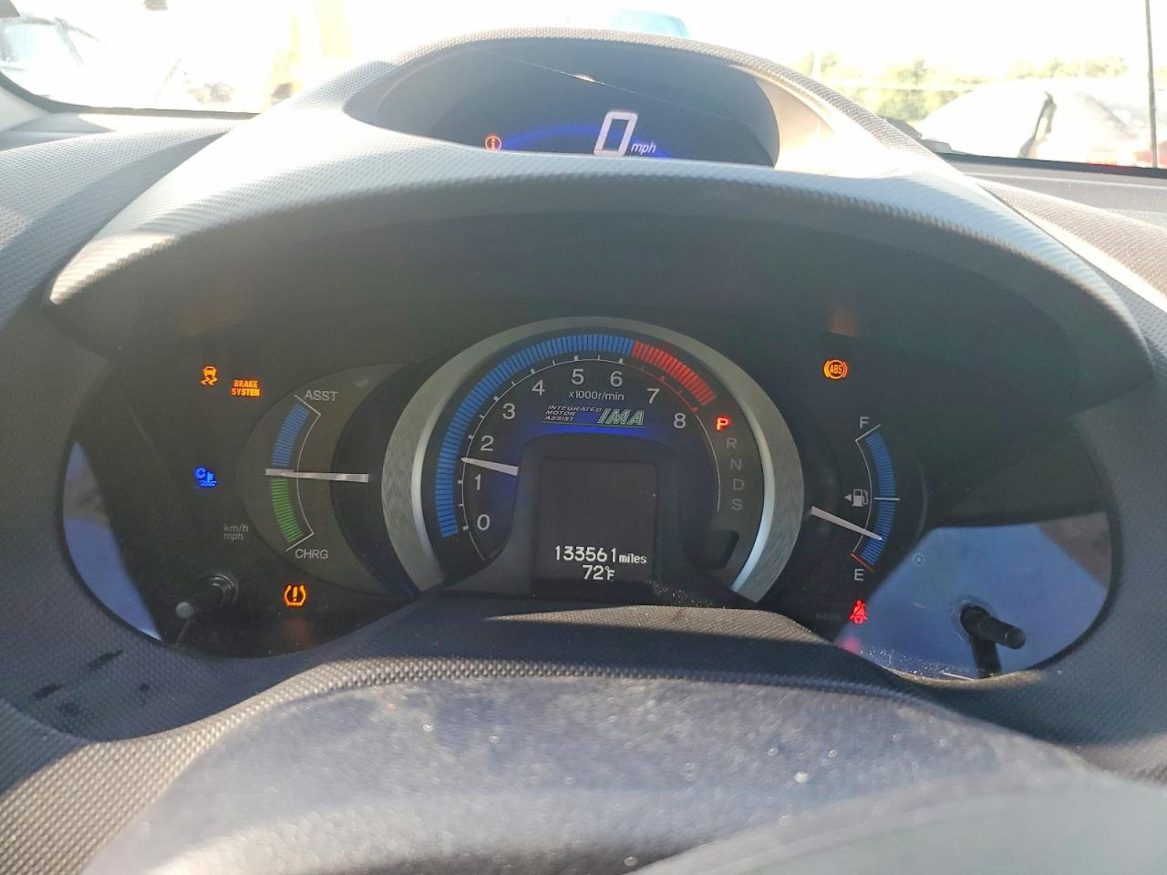 2010 Honda Insight Ex Silver vin: JHMZE2H75AS026961
