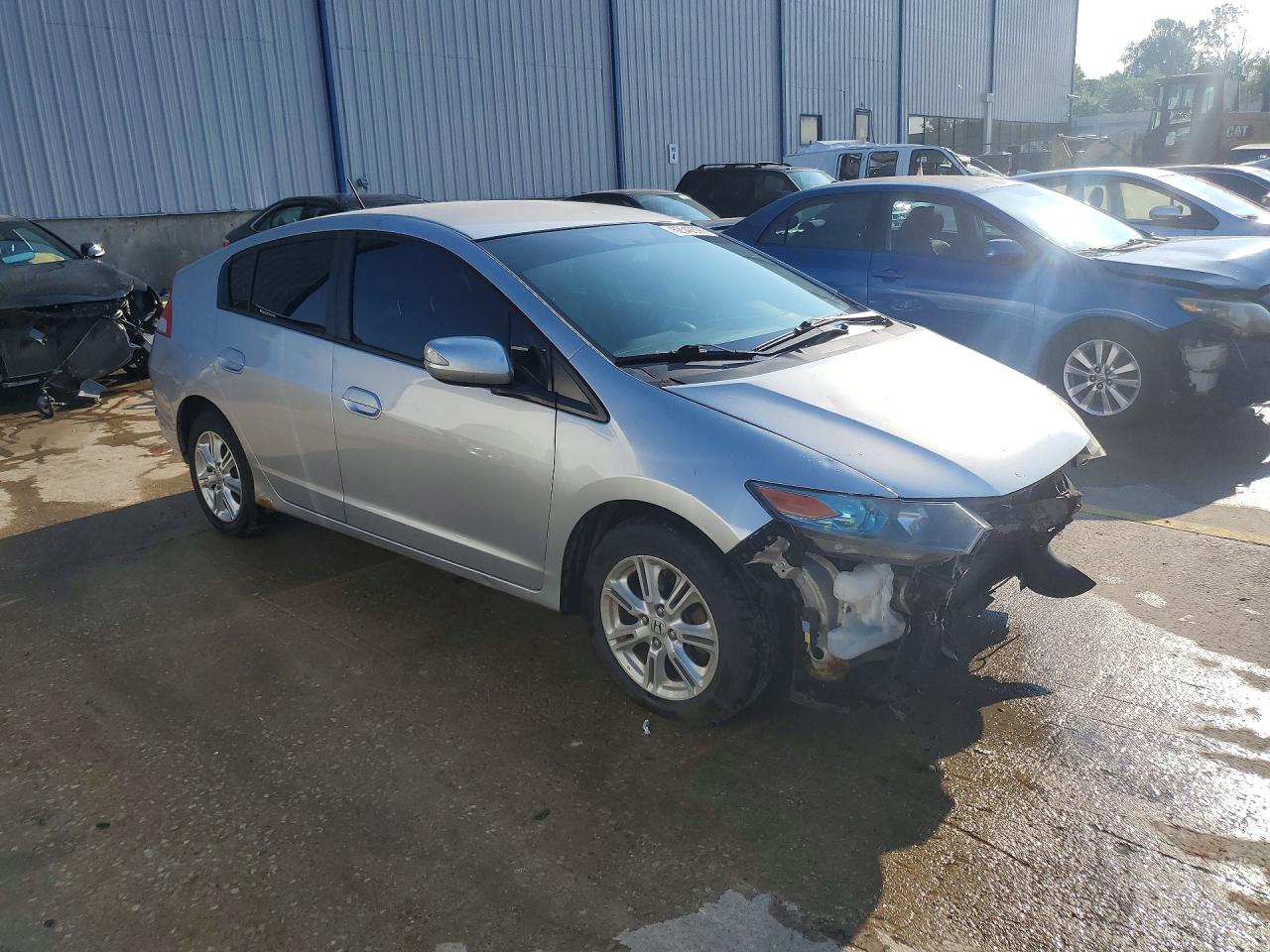 2010 Honda Insight Ex Silver vin: JHMZE2H75AS026961