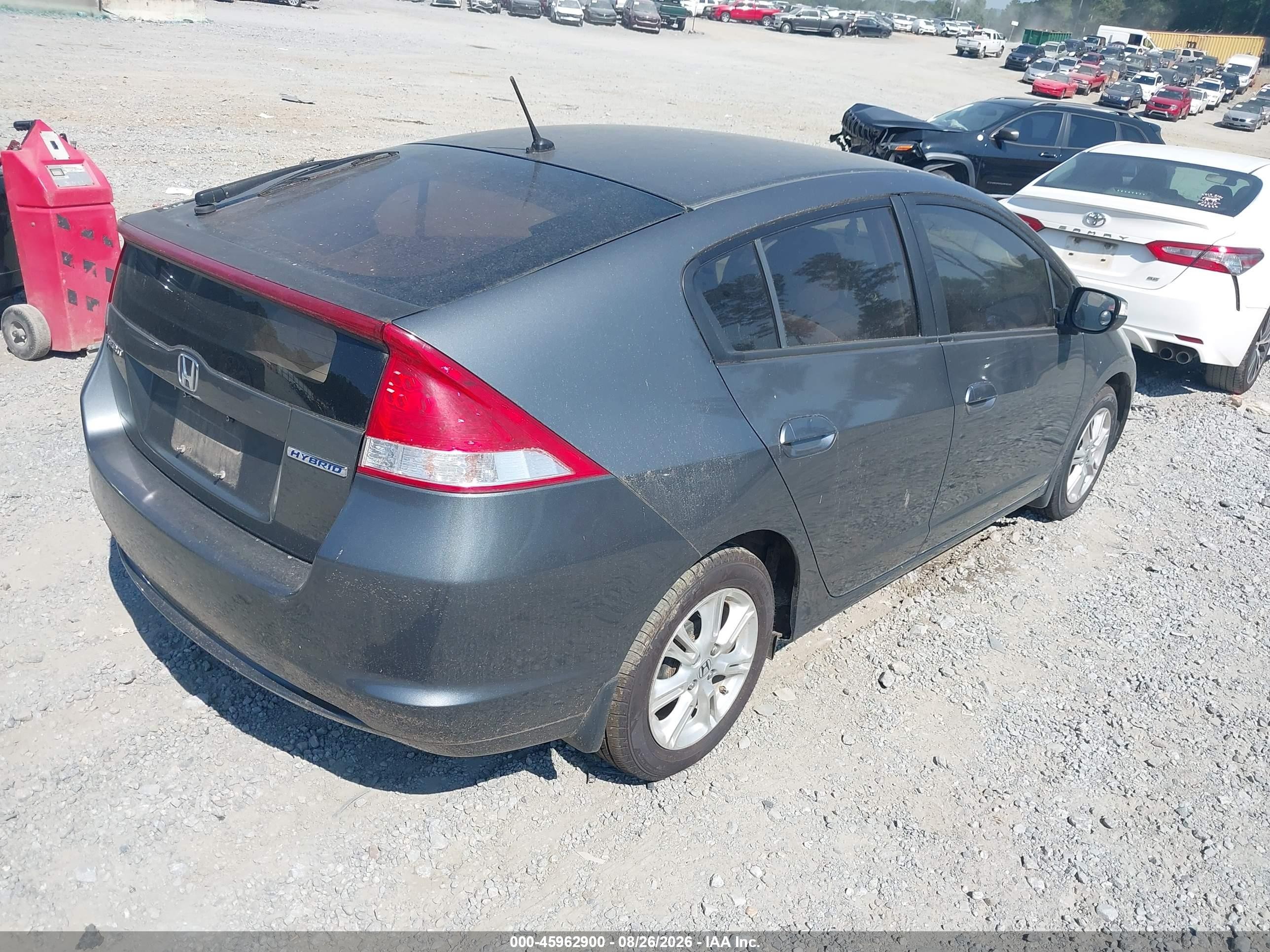 2010 Honda Insight Ex Gray vin: JHMZE2H75AS036258