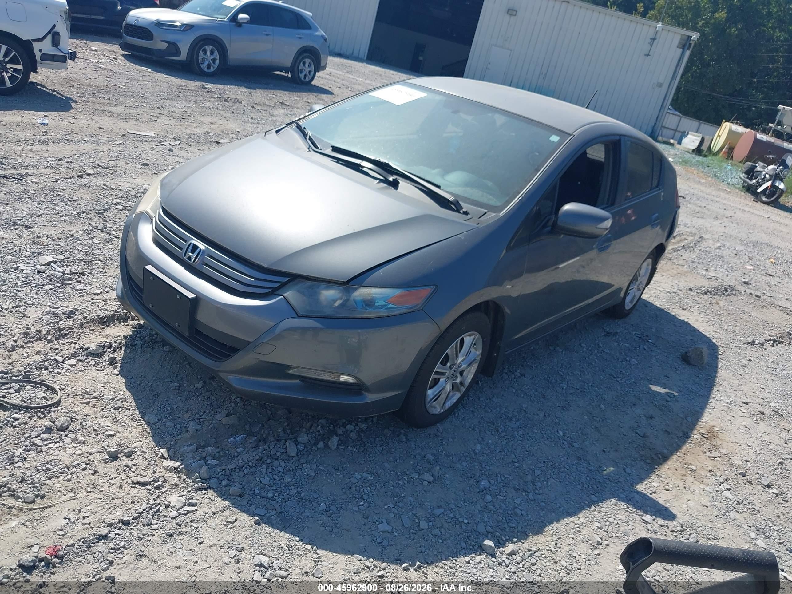 2010 Honda Insight Ex Gray vin: JHMZE2H75AS036258