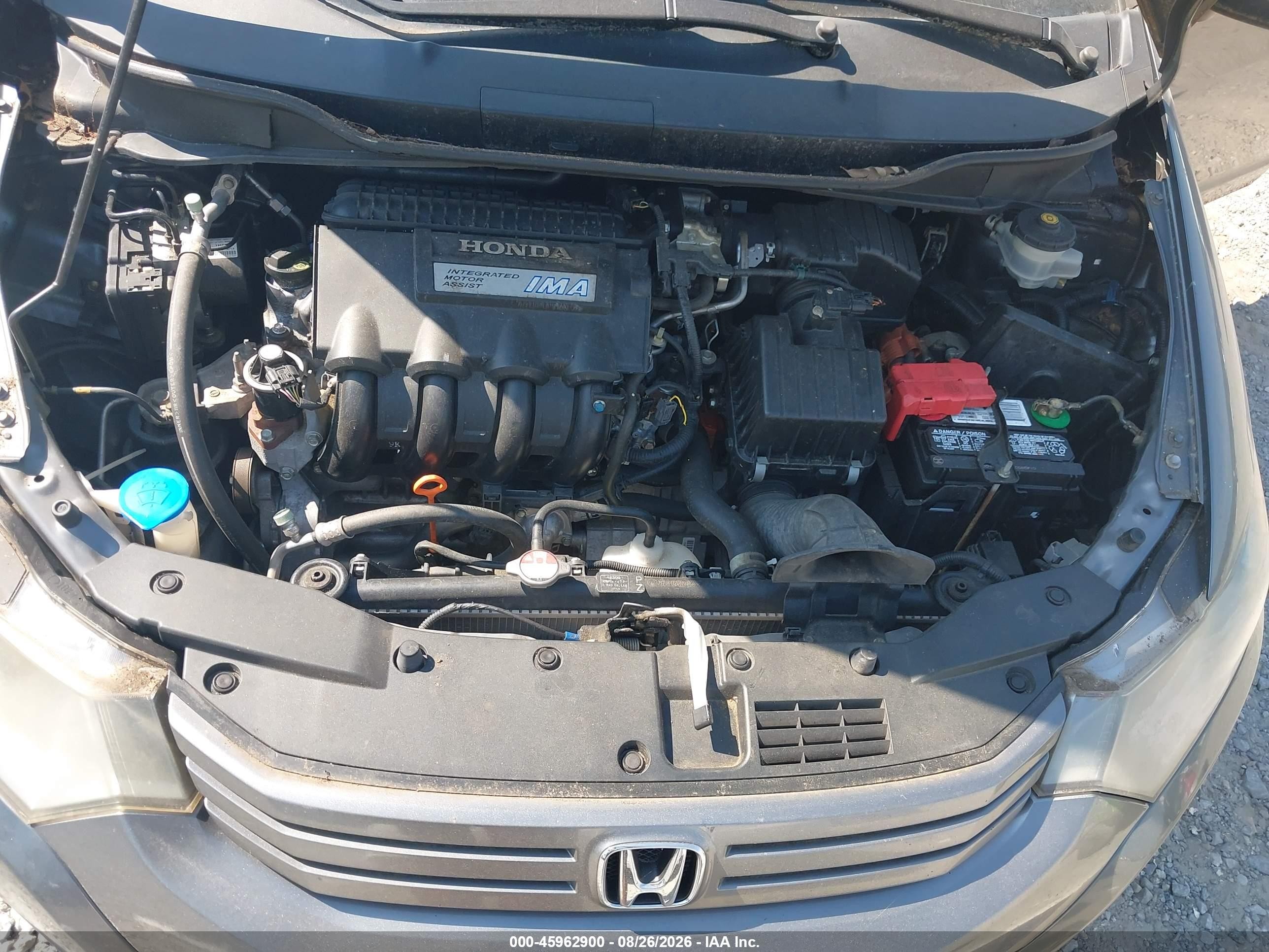 2010 Honda Insight Ex Gray vin: JHMZE2H75AS036258