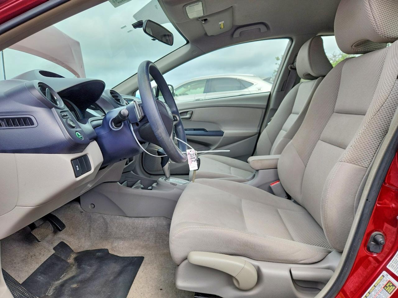 2010 Honda Insight Ex Burgundy vin: JHMZE2H75AS037314