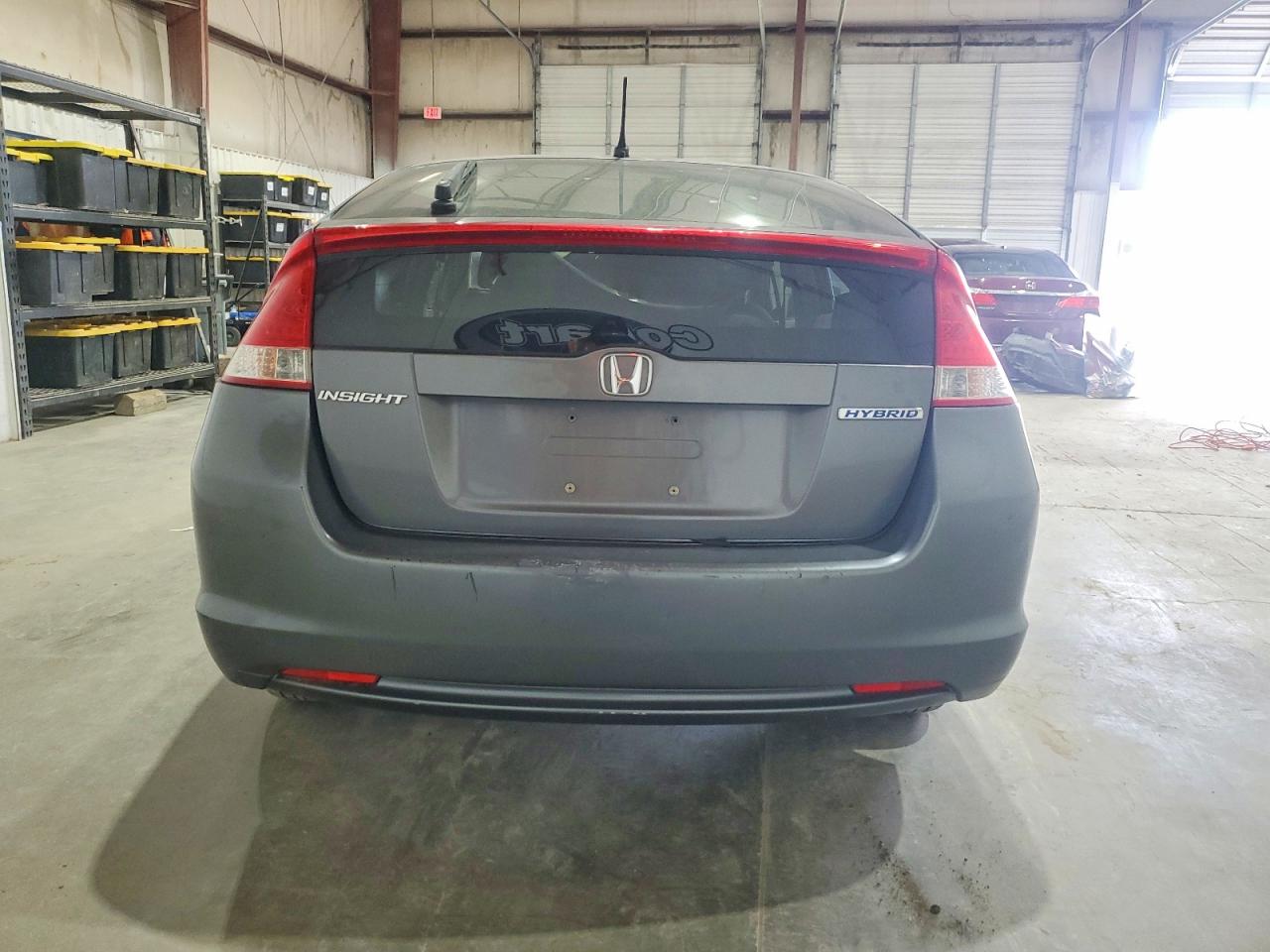 2010 Honda Insight Ex Gray vin: JHMZE2H75AS042139