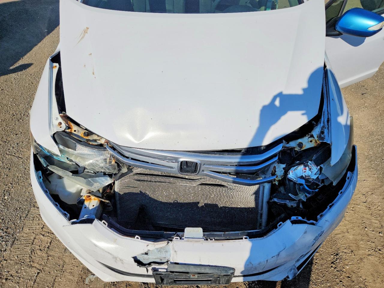 2010 Honda Insight Ex White vin: JHMZE2H75AS800609