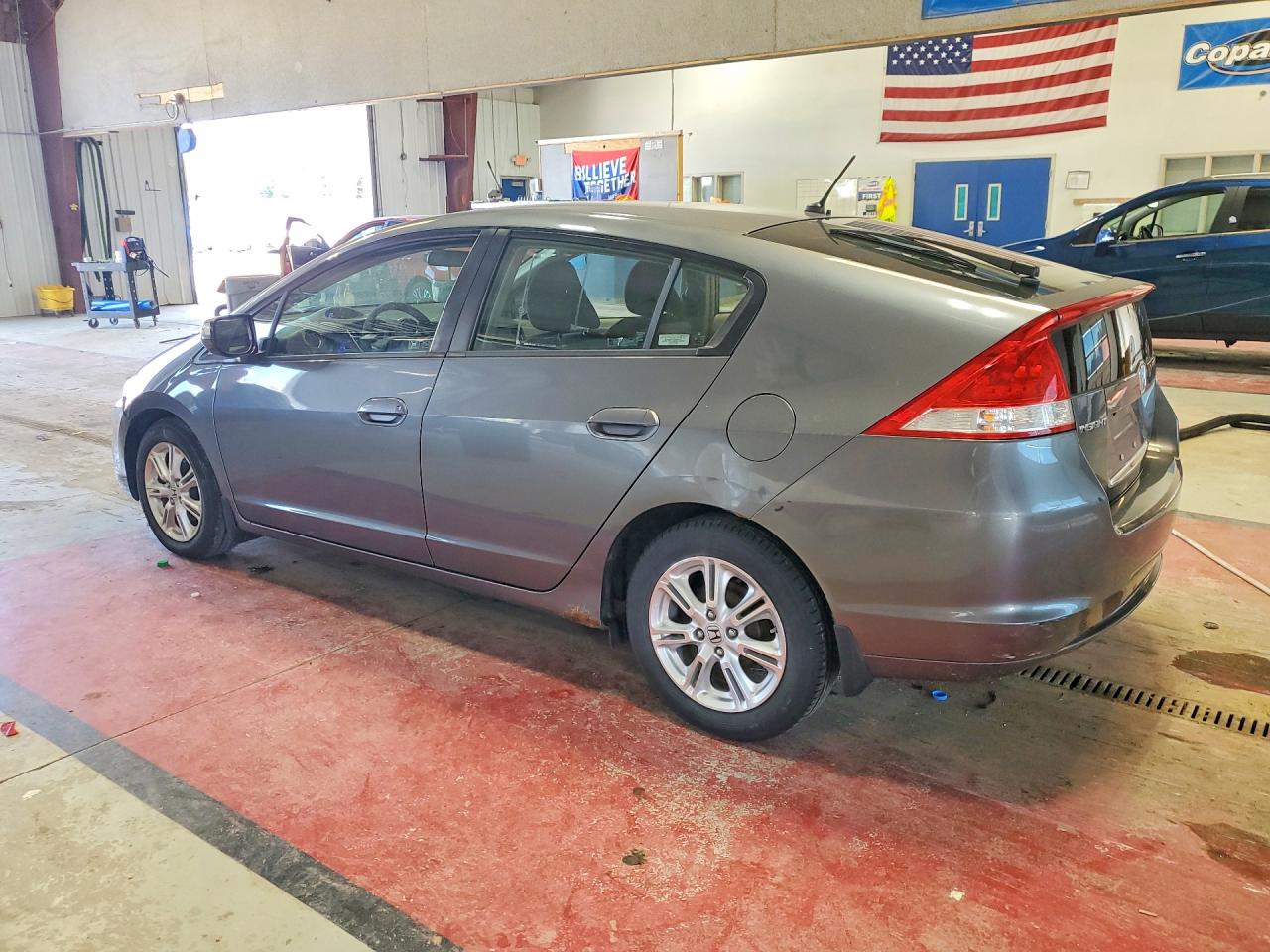 2011 Honda Insight Ex Gray vin: JHMZE2H75BS000829