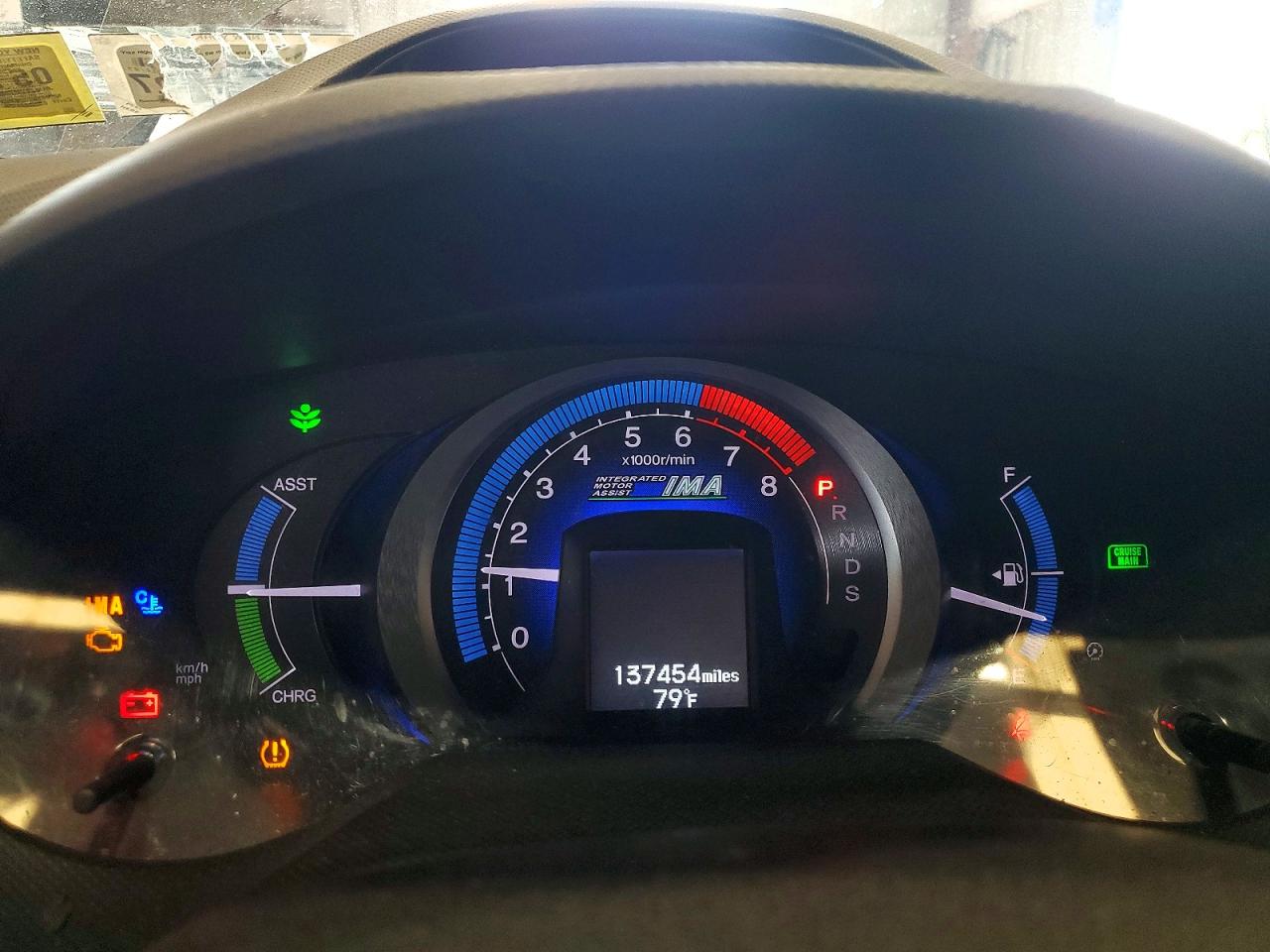 2011 Honda Insight Ex Gray vin: JHMZE2H75BS000829