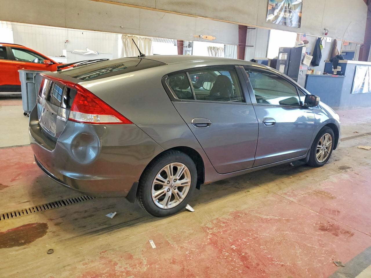 2011 Honda Insight Ex Gray vin: JHMZE2H75BS000829