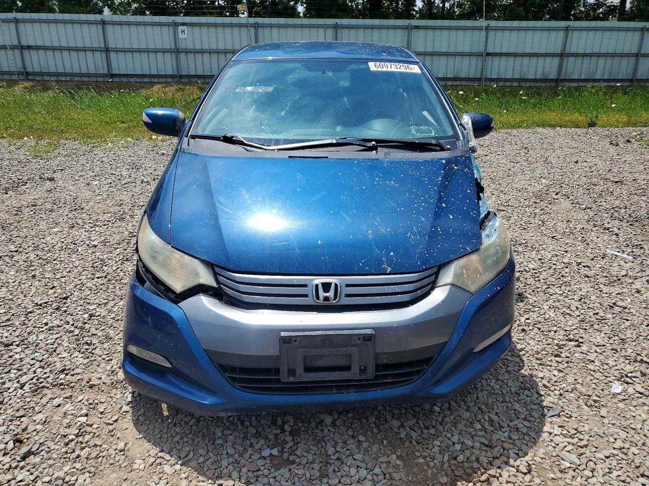 2011 Honda Insight Ex Blue vin: JHMZE2H75BS000863