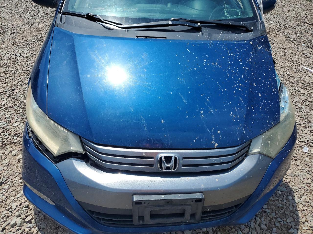 2011 Honda Insight Ex Blue vin: JHMZE2H75BS000863