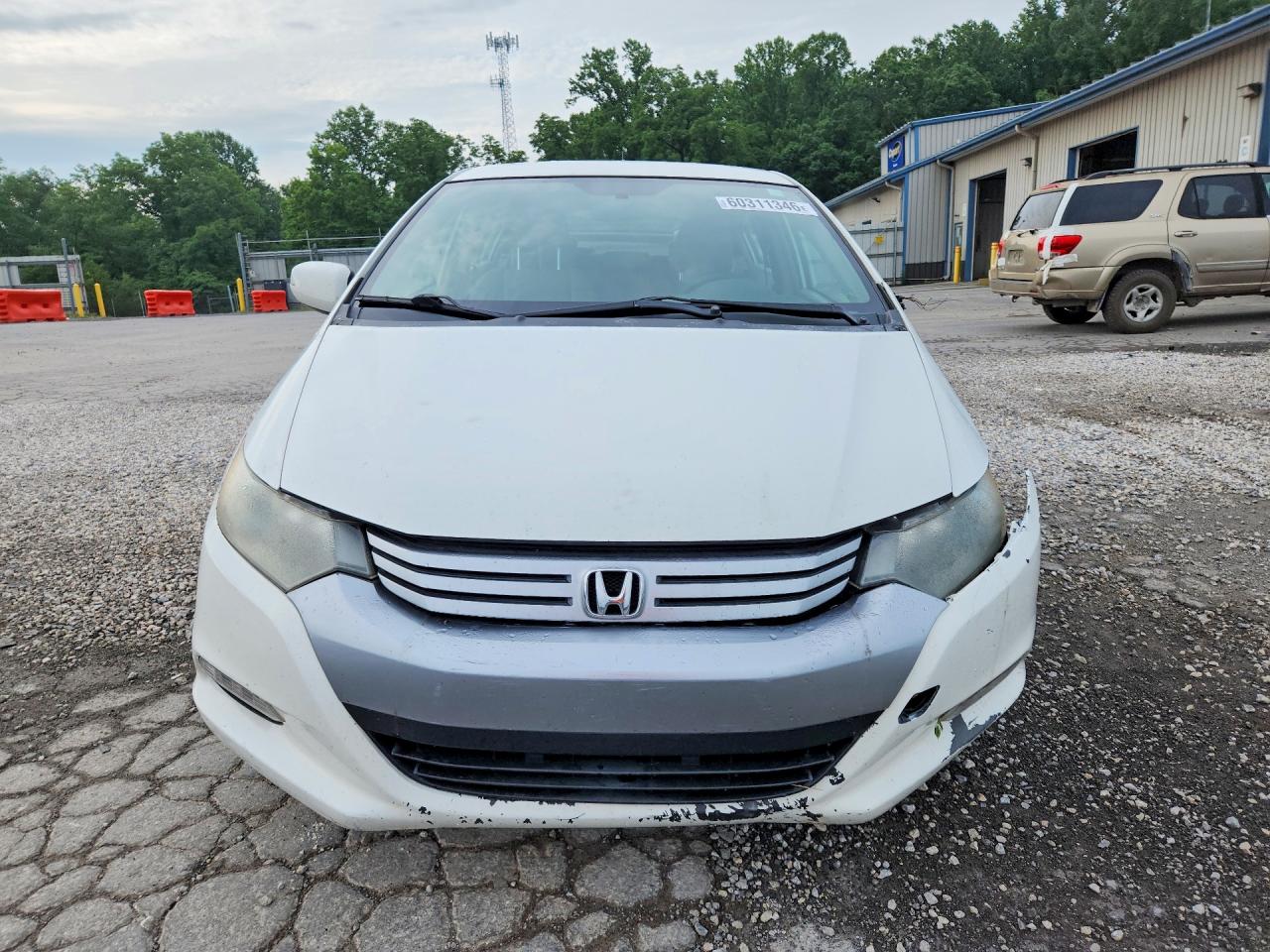 2011 Honda Insight Ex White vin: JHMZE2H75BS002273