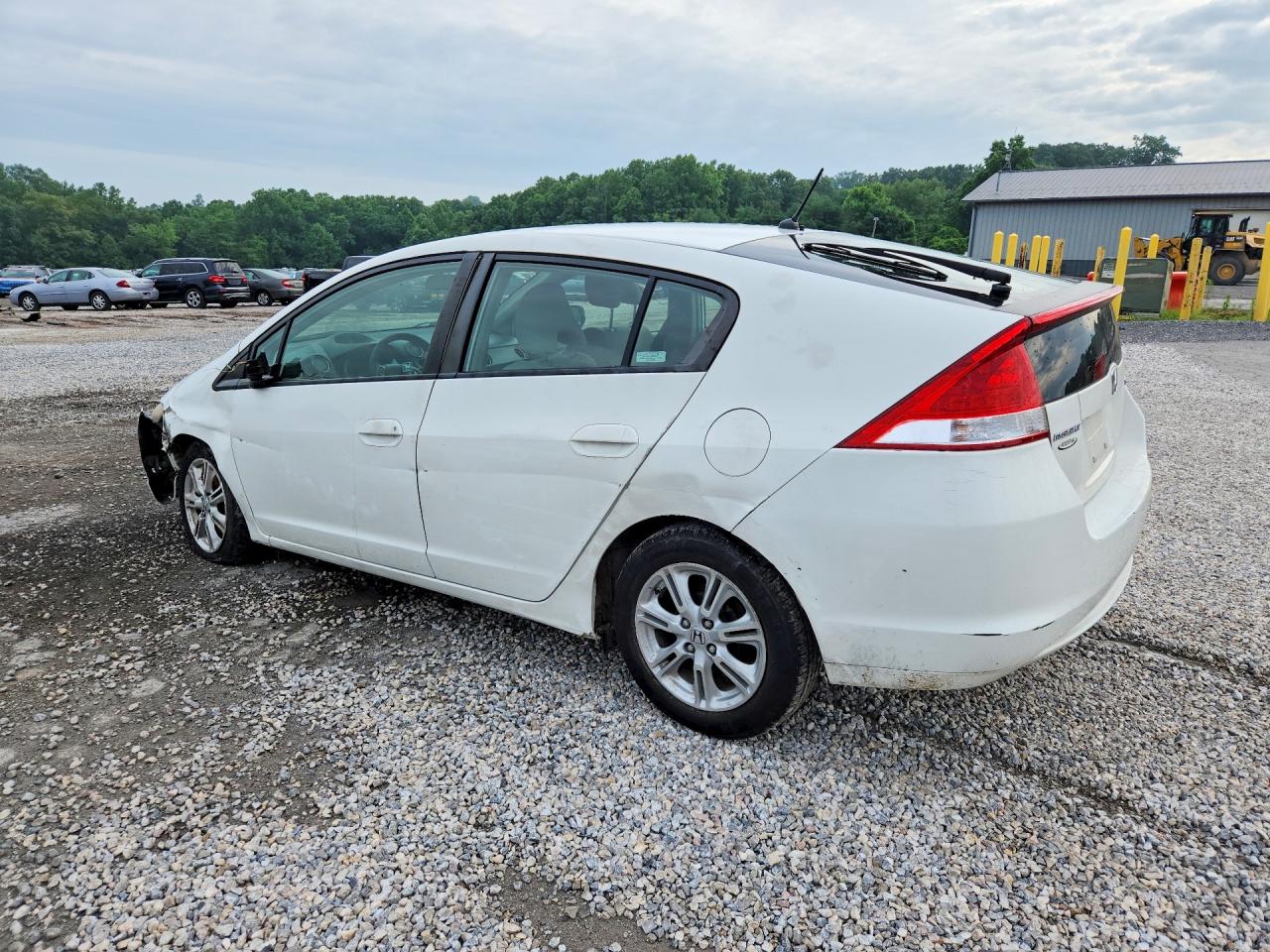 2011 Honda Insight Ex White vin: JHMZE2H75BS002273