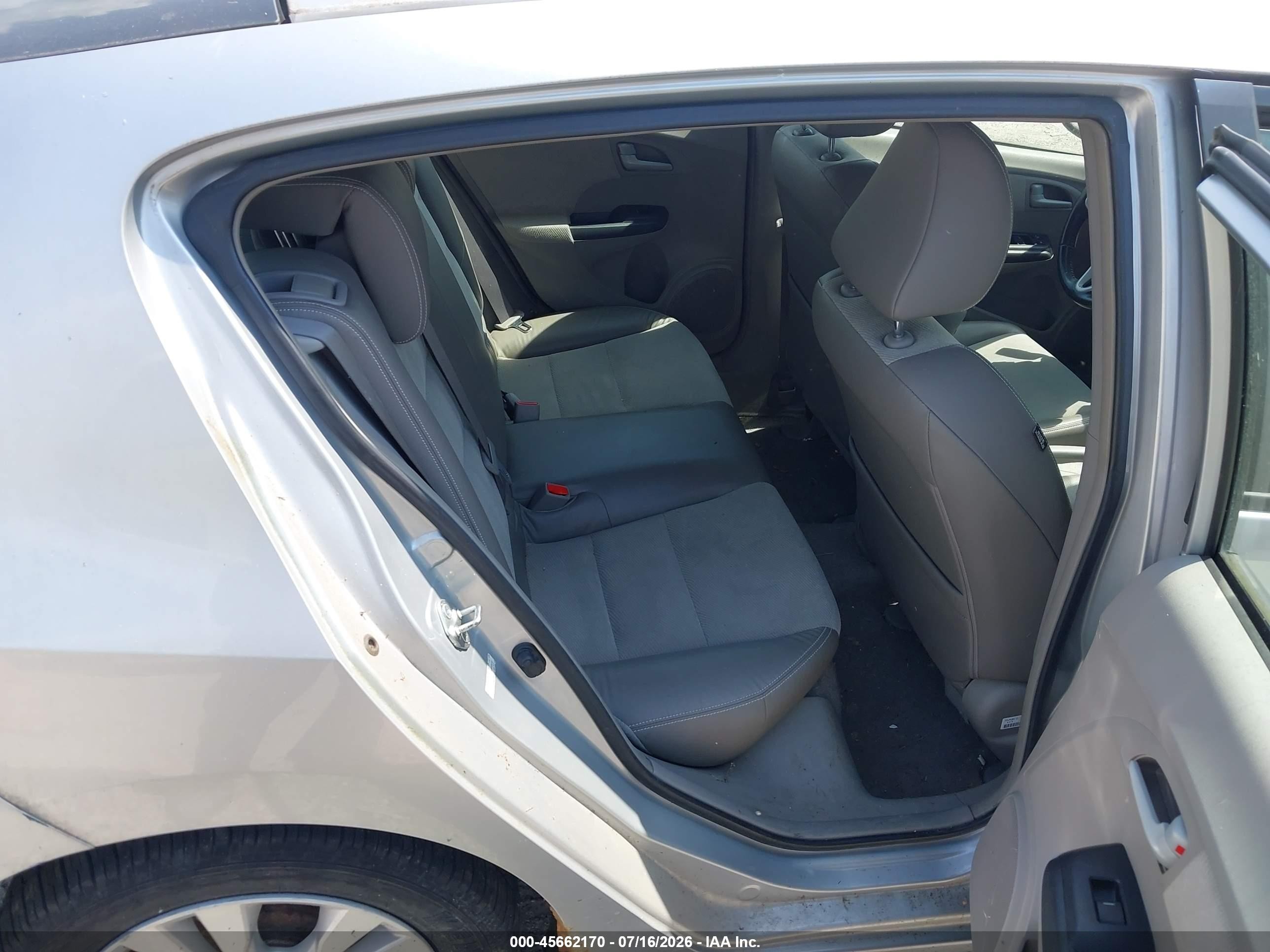 2012 Honda Insight Ex Silver vin: JHMZE2H75CS000833