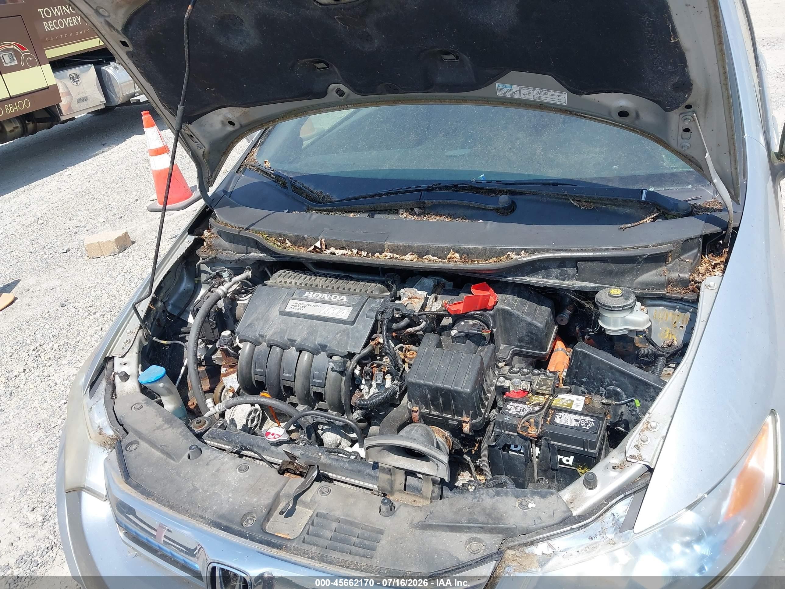 2012 Honda Insight Ex Silver vin: JHMZE2H75CS000833
