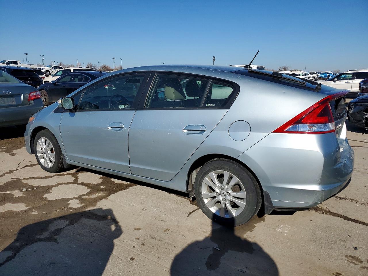 2012 Honda Insight Ex Silver vin: JHMZE2H75CS005501