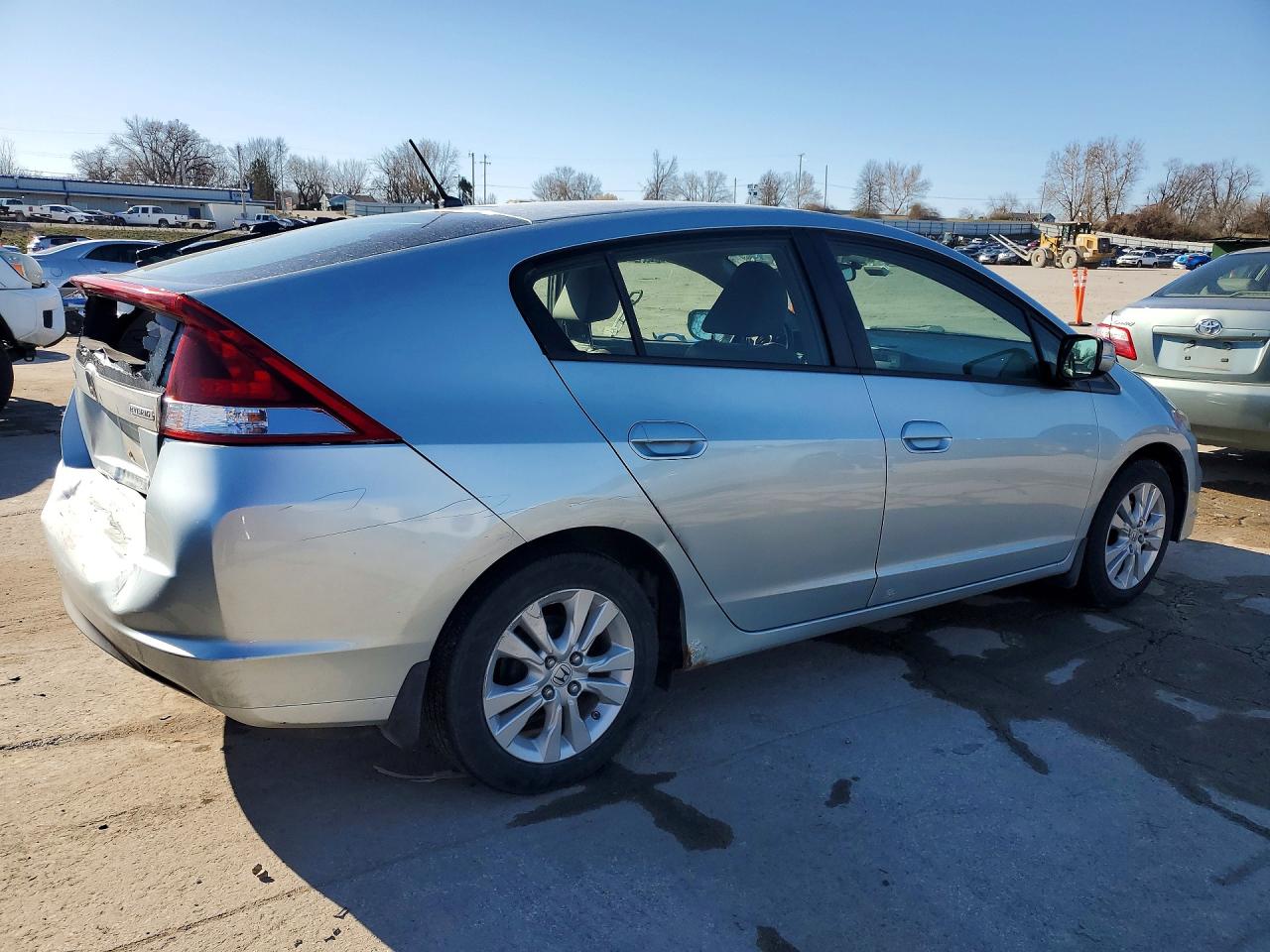 2012 Honda Insight Ex Silver vin: JHMZE2H75CS005501