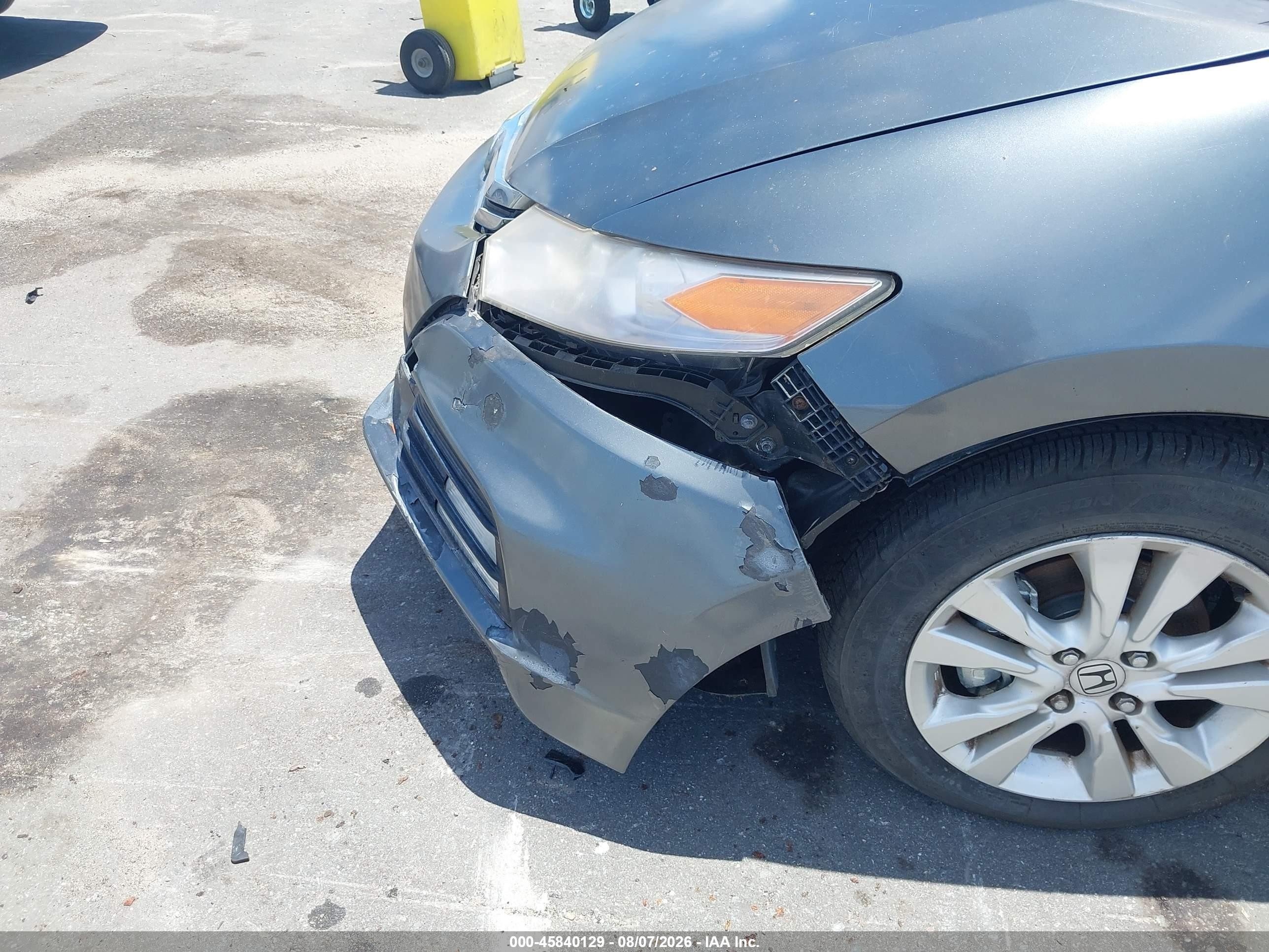 2012 Honda Insight Ex Gray vin: JHMZE2H75CS005594