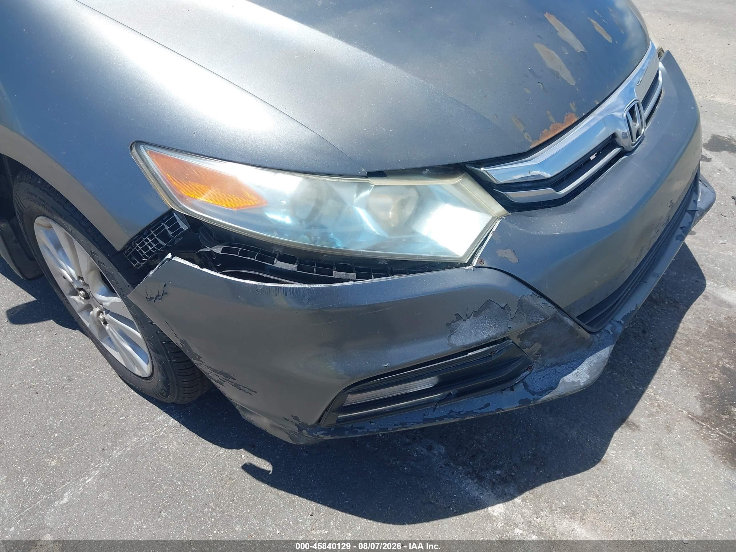 2012 Honda Insight Ex Gray vin: JHMZE2H75CS005594