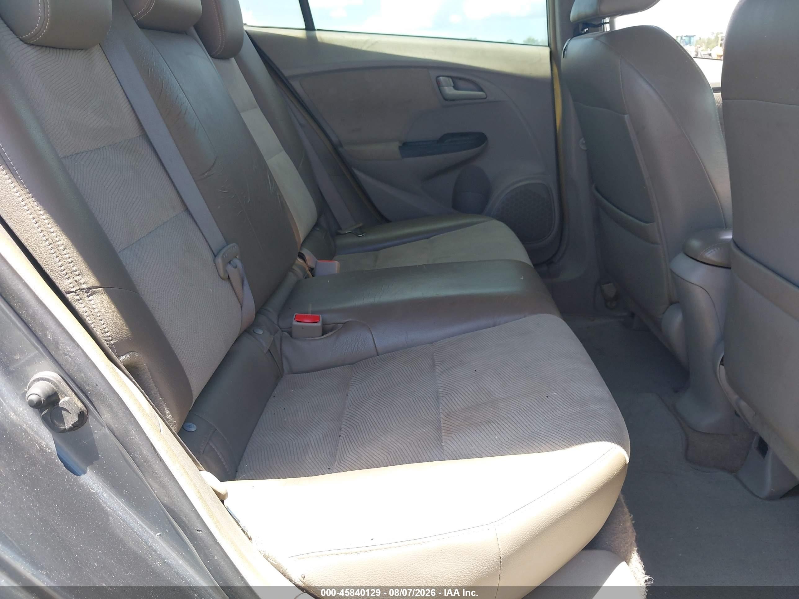 2012 Honda Insight Ex Gray vin: JHMZE2H75CS005594