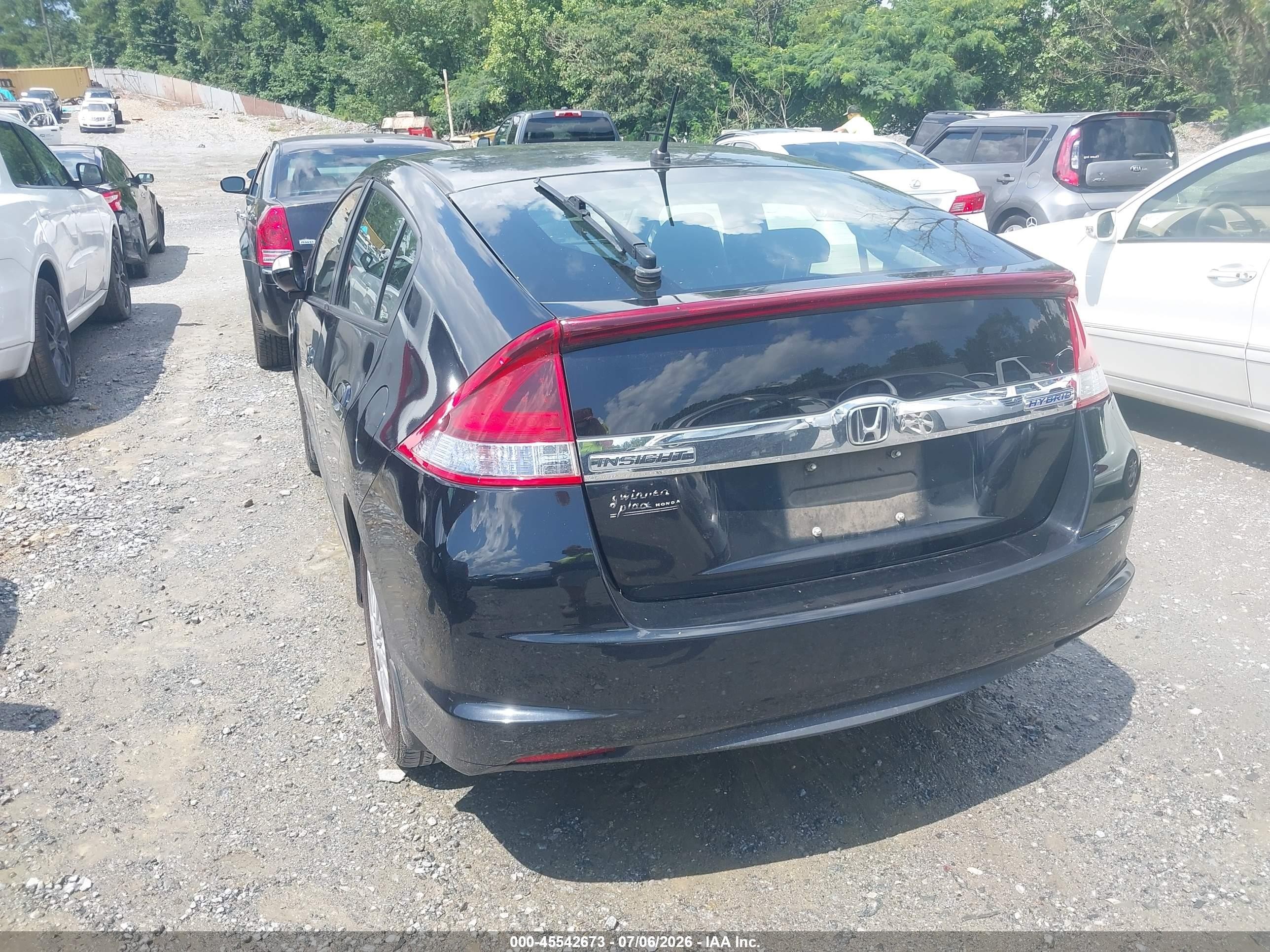 2013 Honda Insight Ex Black vin: JHMZE2H75DS006195