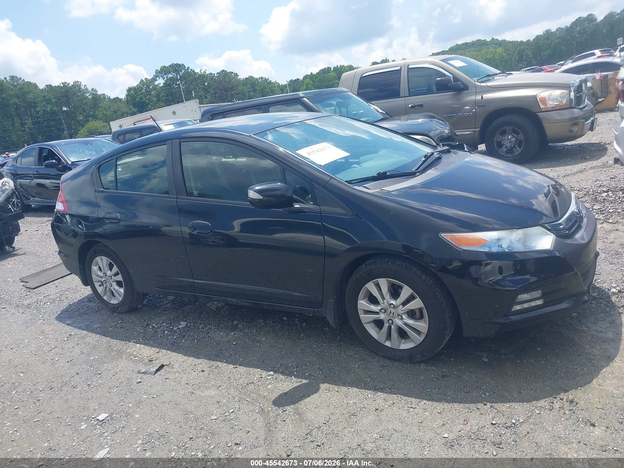 2013 Honda Insight Ex Black vin: JHMZE2H75DS006195