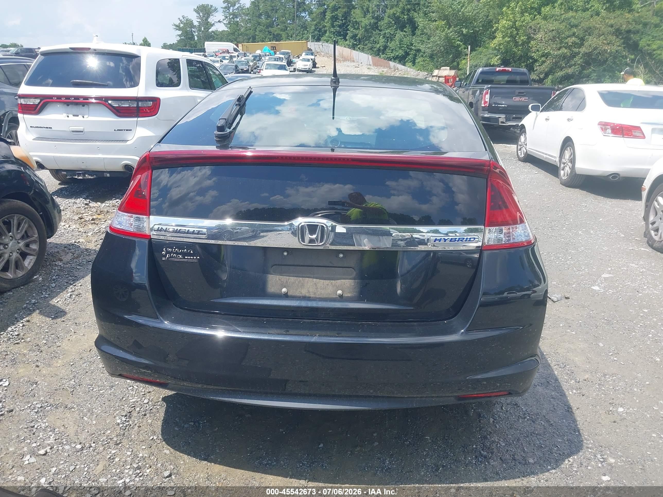 2013 Honda Insight Ex Black vin: JHMZE2H75DS006195