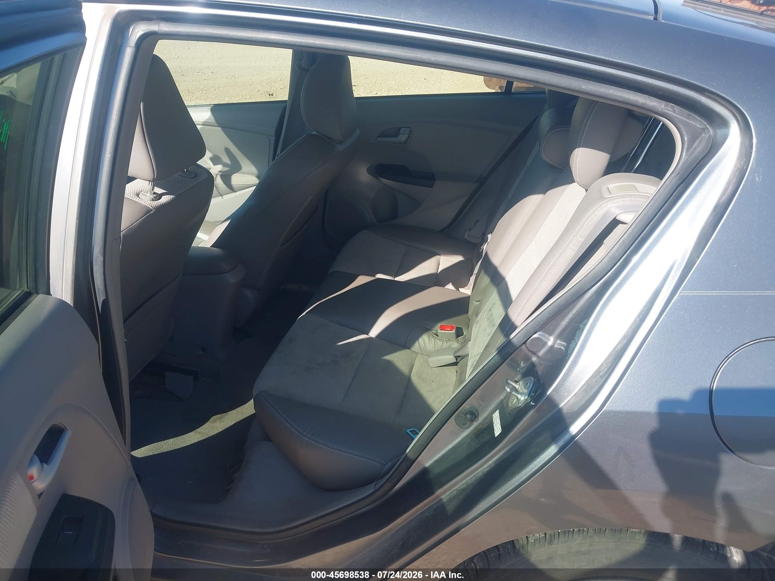 2013 Honda Insight Ex Gray vin: JHMZE2H75DS006522
