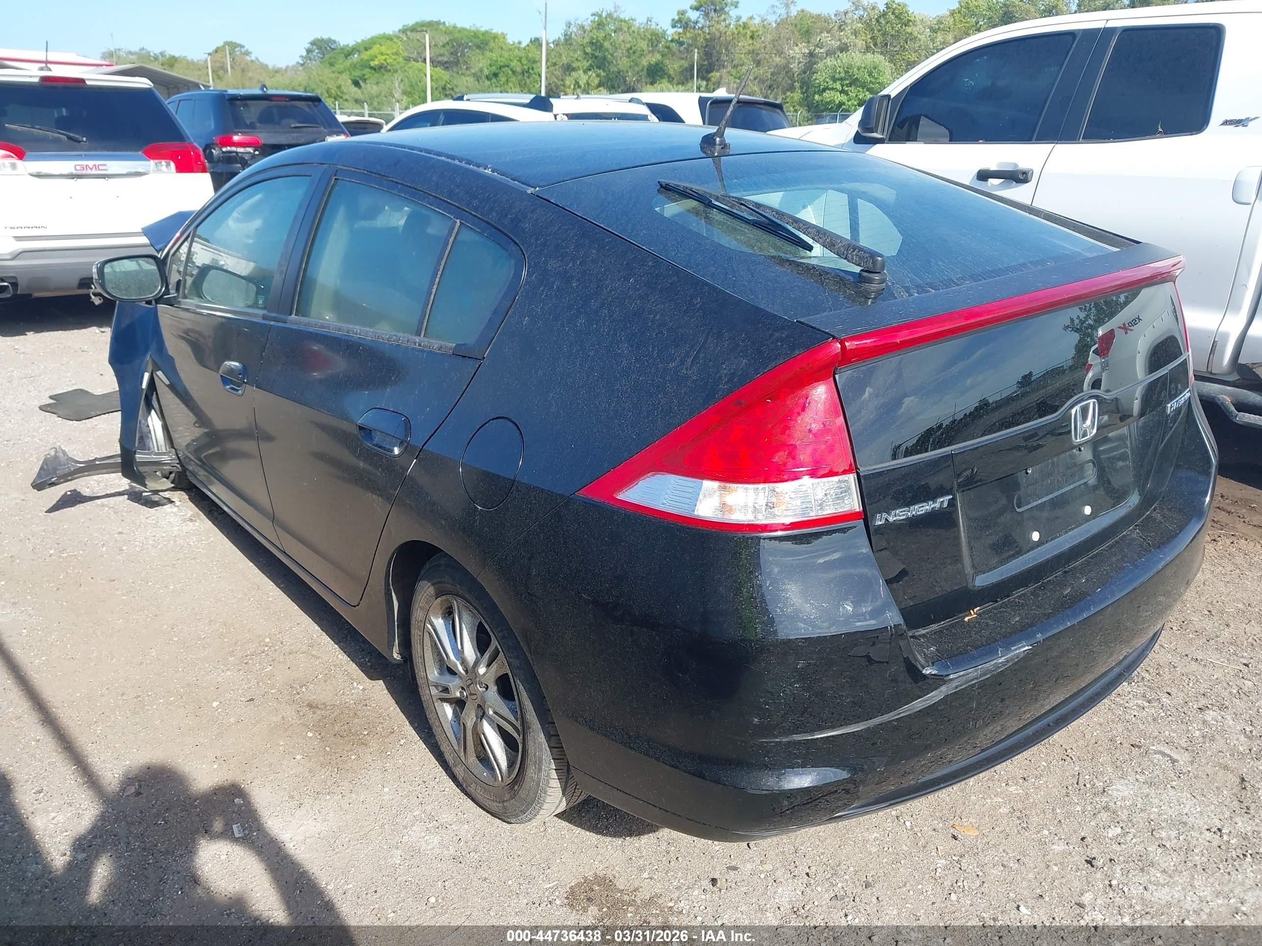 2010 Honda Insight Ex Black vin: JHMZE2H76AS004192