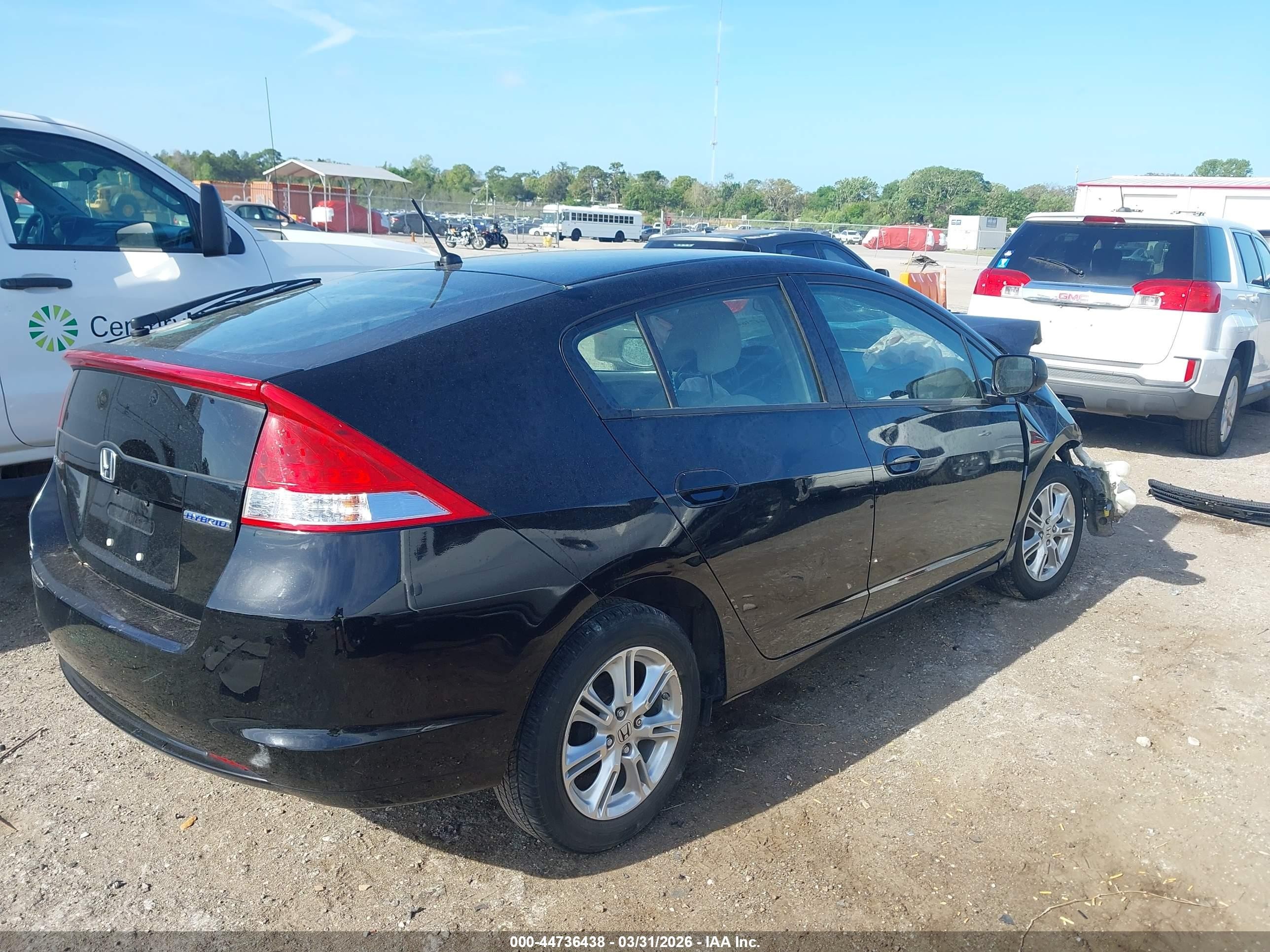 2010 Honda Insight Ex Black vin: JHMZE2H76AS004192