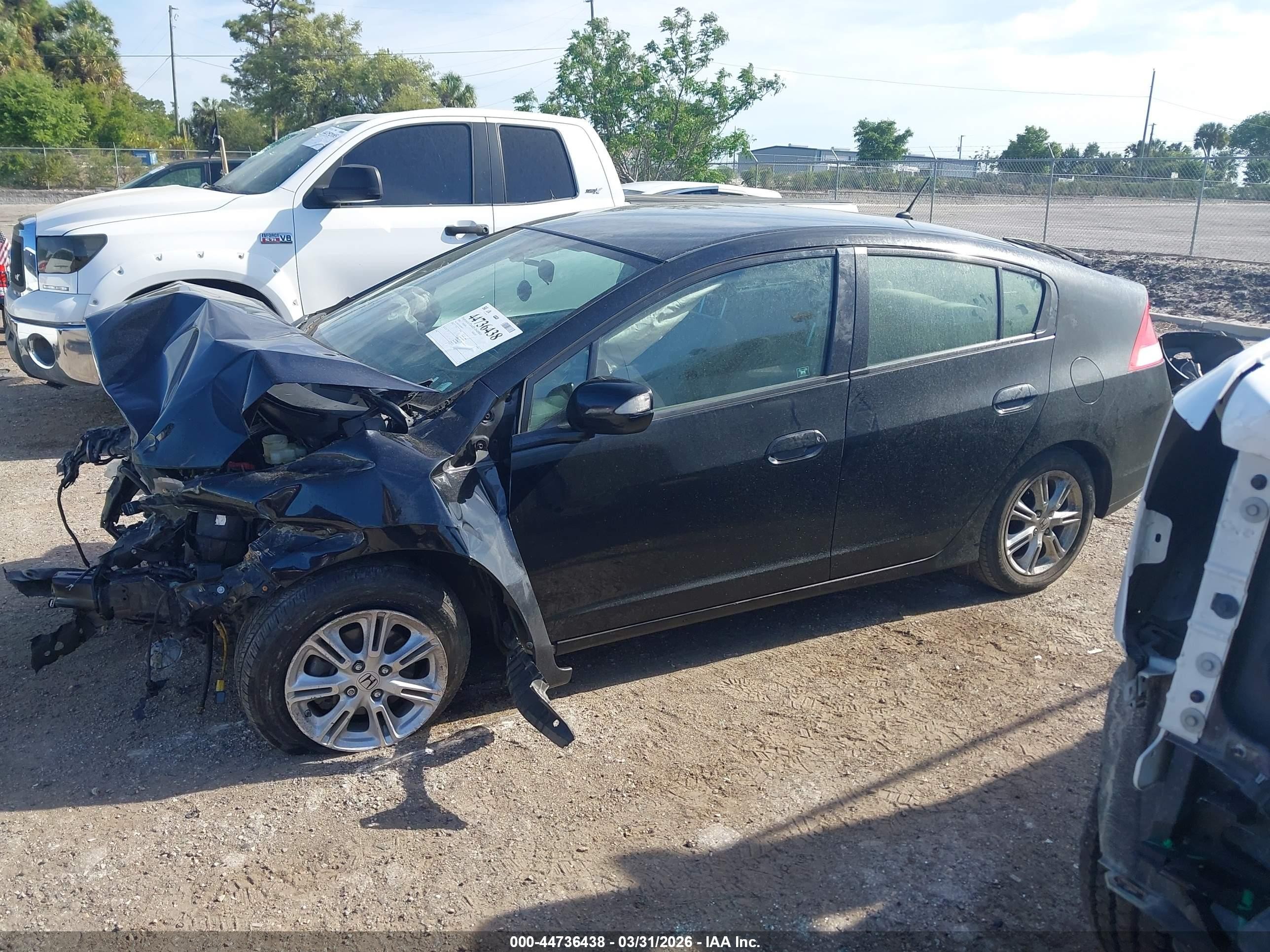2010 Honda Insight Ex Black vin: JHMZE2H76AS004192
