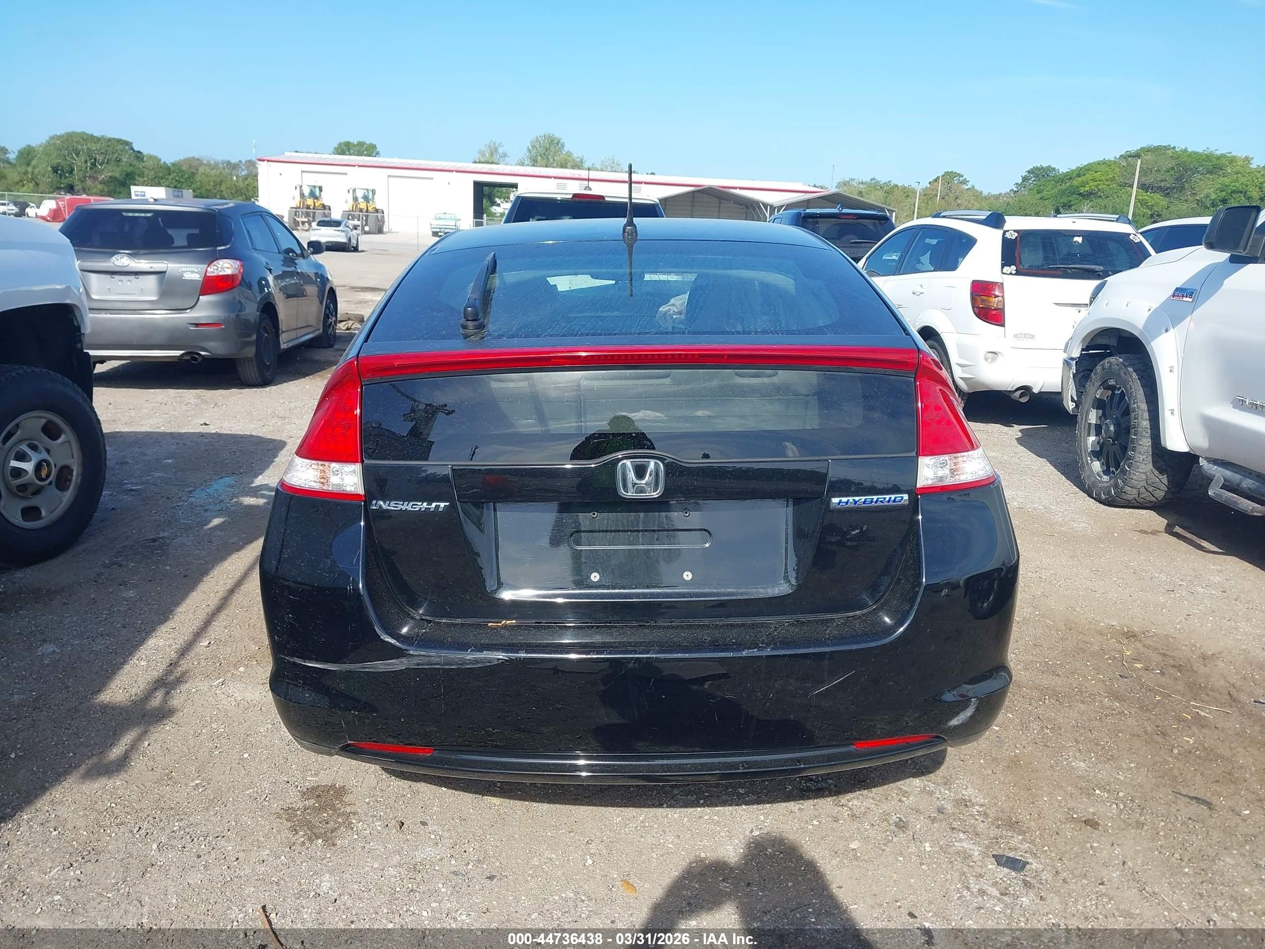2010 Honda Insight Ex Black vin: JHMZE2H76AS004192