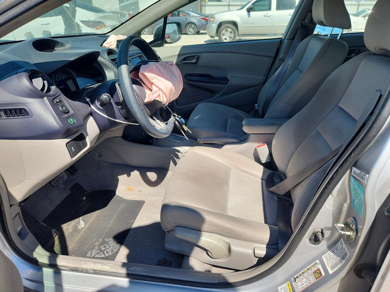 2010 Honda Insight Ex Silver vin: JHMZE2H76AS009702