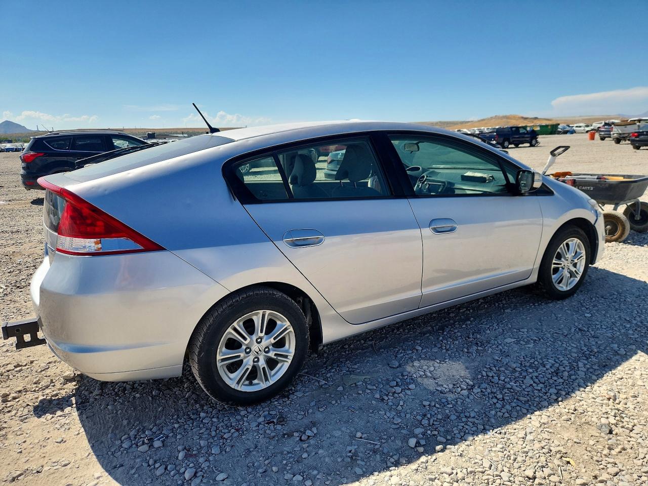 2010 Honda Insight Ex Silver vin: JHMZE2H76AS009702
