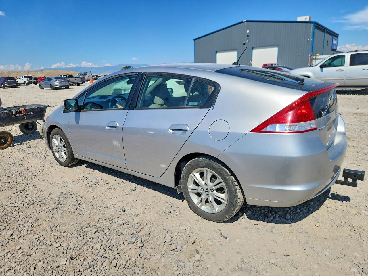 2010 Honda Insight Ex Silver vin: JHMZE2H76AS009702
