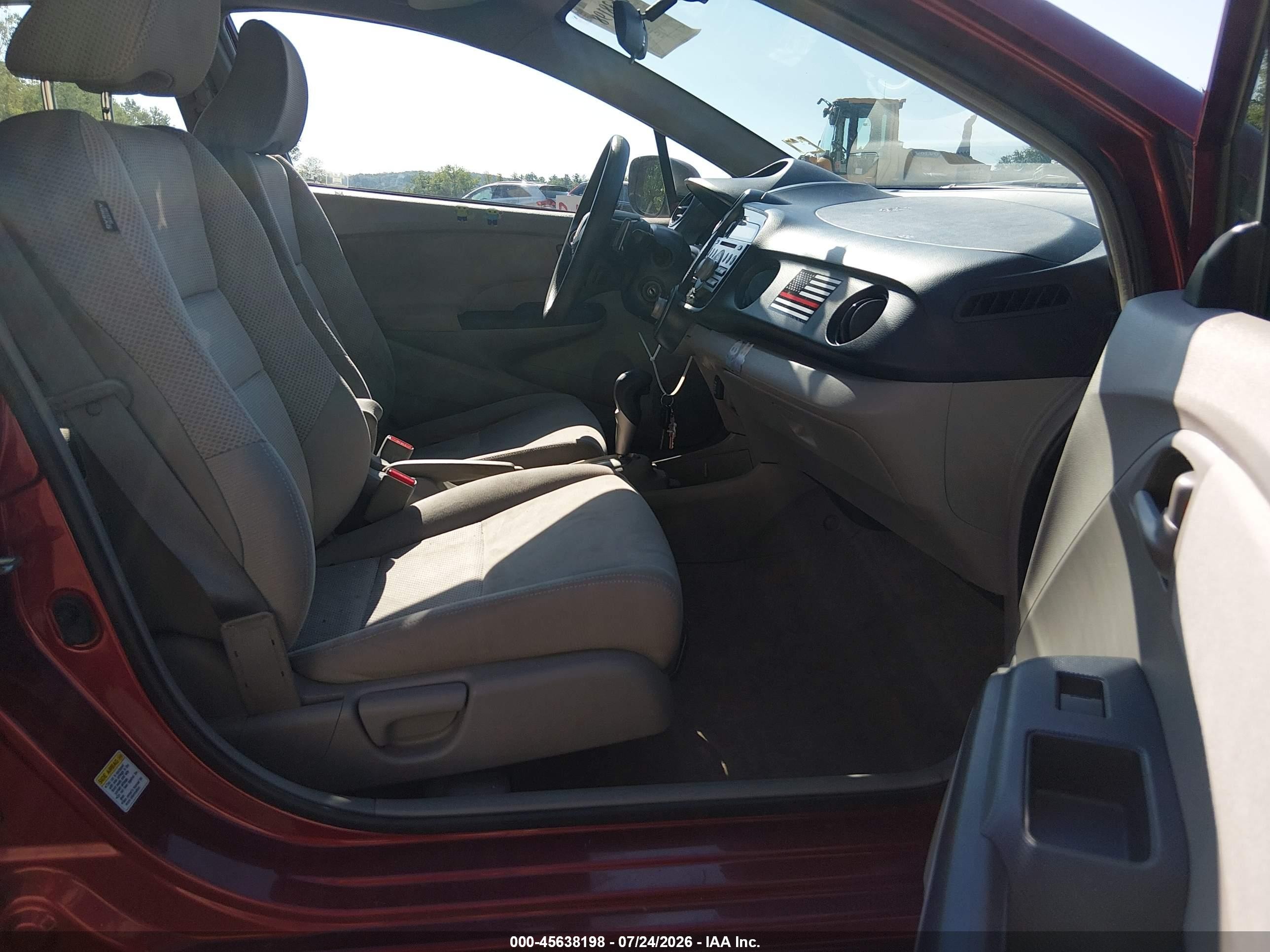 2010 Honda Insight Ex Красный vin: JHMZE2H76AS013457