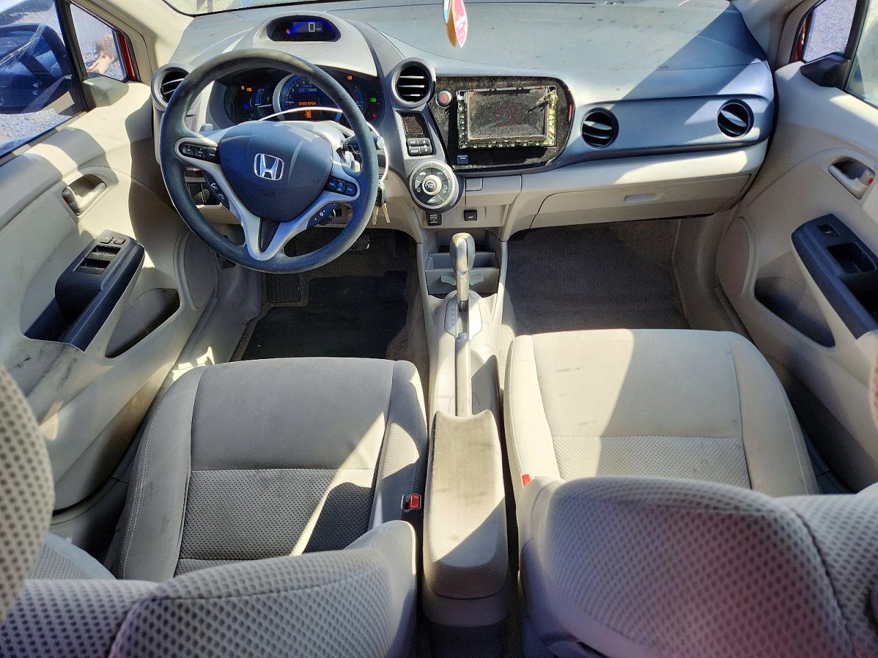 2010 Honda Insight Ex Burgundy vin: JHMZE2H76AS025558