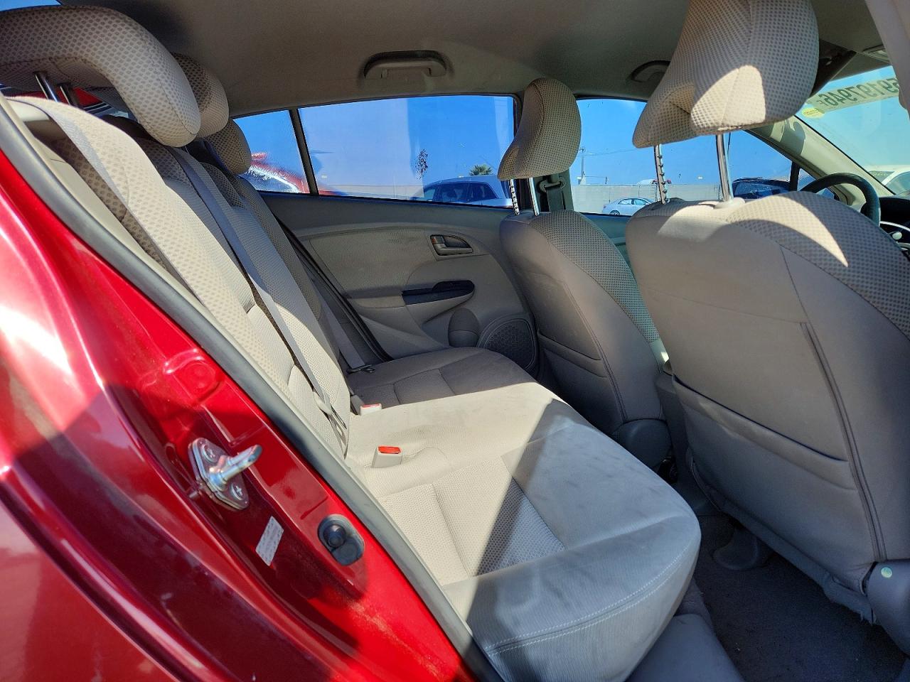 2010 Honda Insight Ex Burgundy vin: JHMZE2H76AS025558