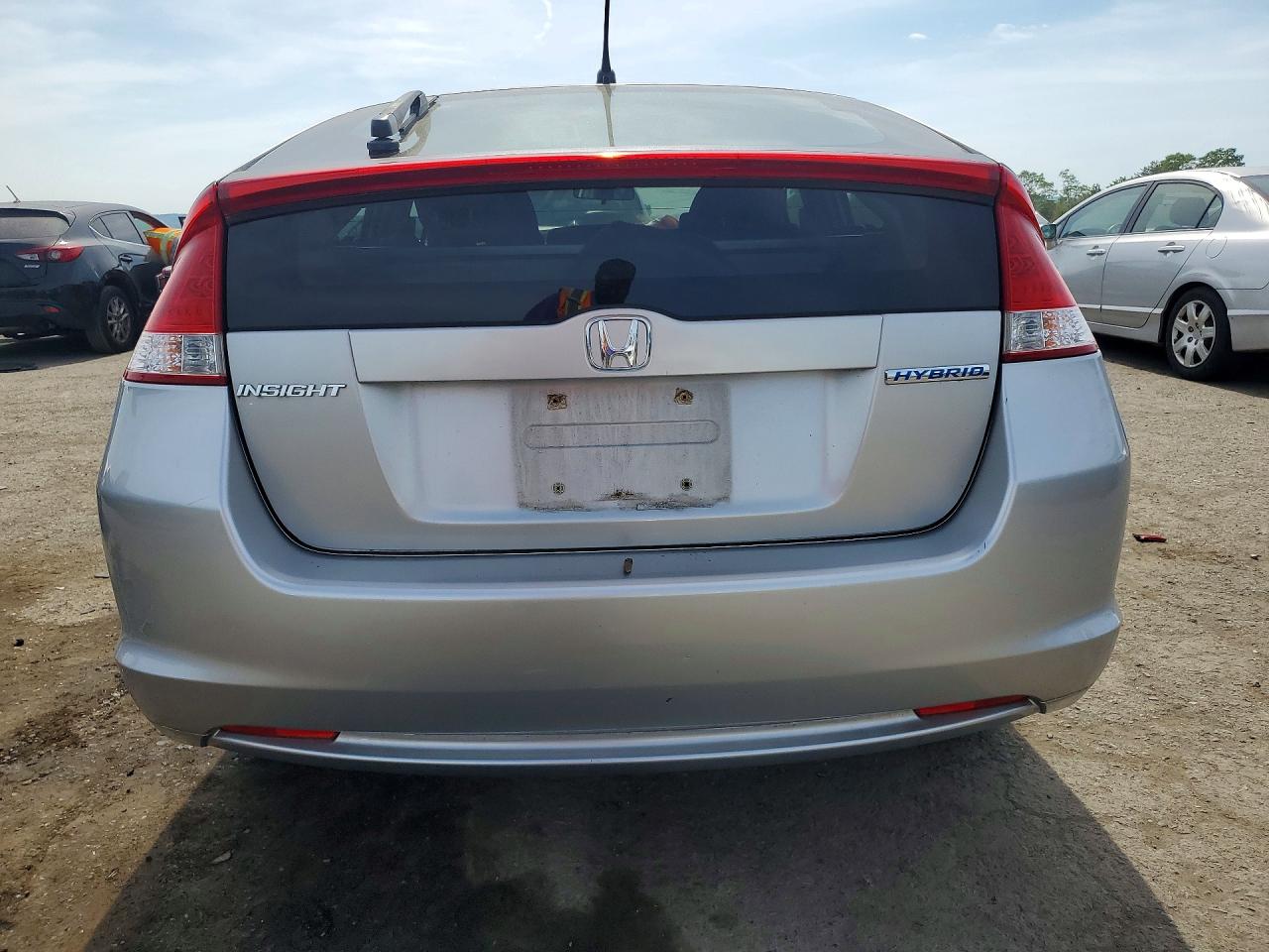 2010 Honda Insight Ex Silver vin: JHMZE2H76AS026600