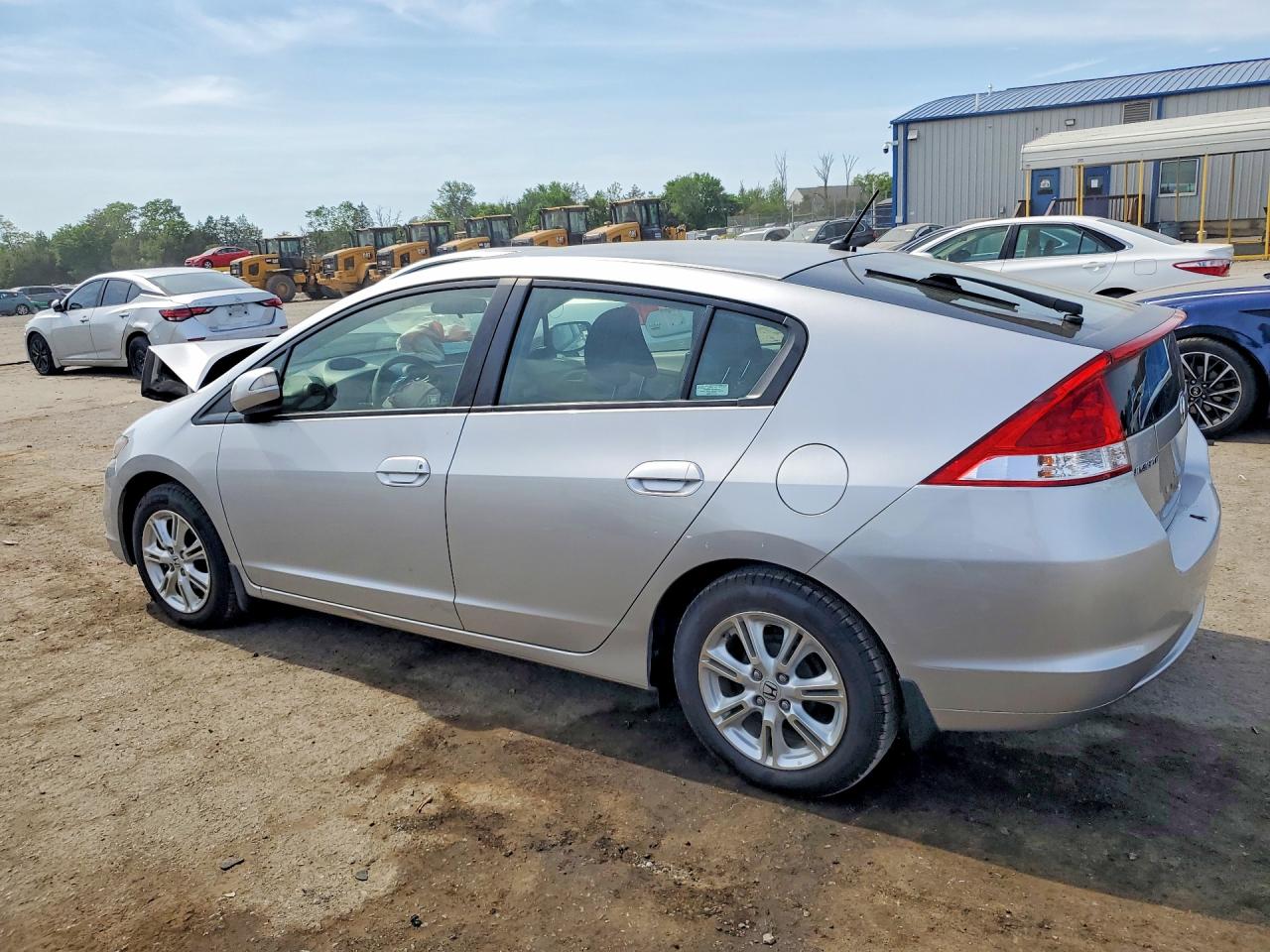 2010 Honda Insight Ex Silver vin: JHMZE2H76AS026600