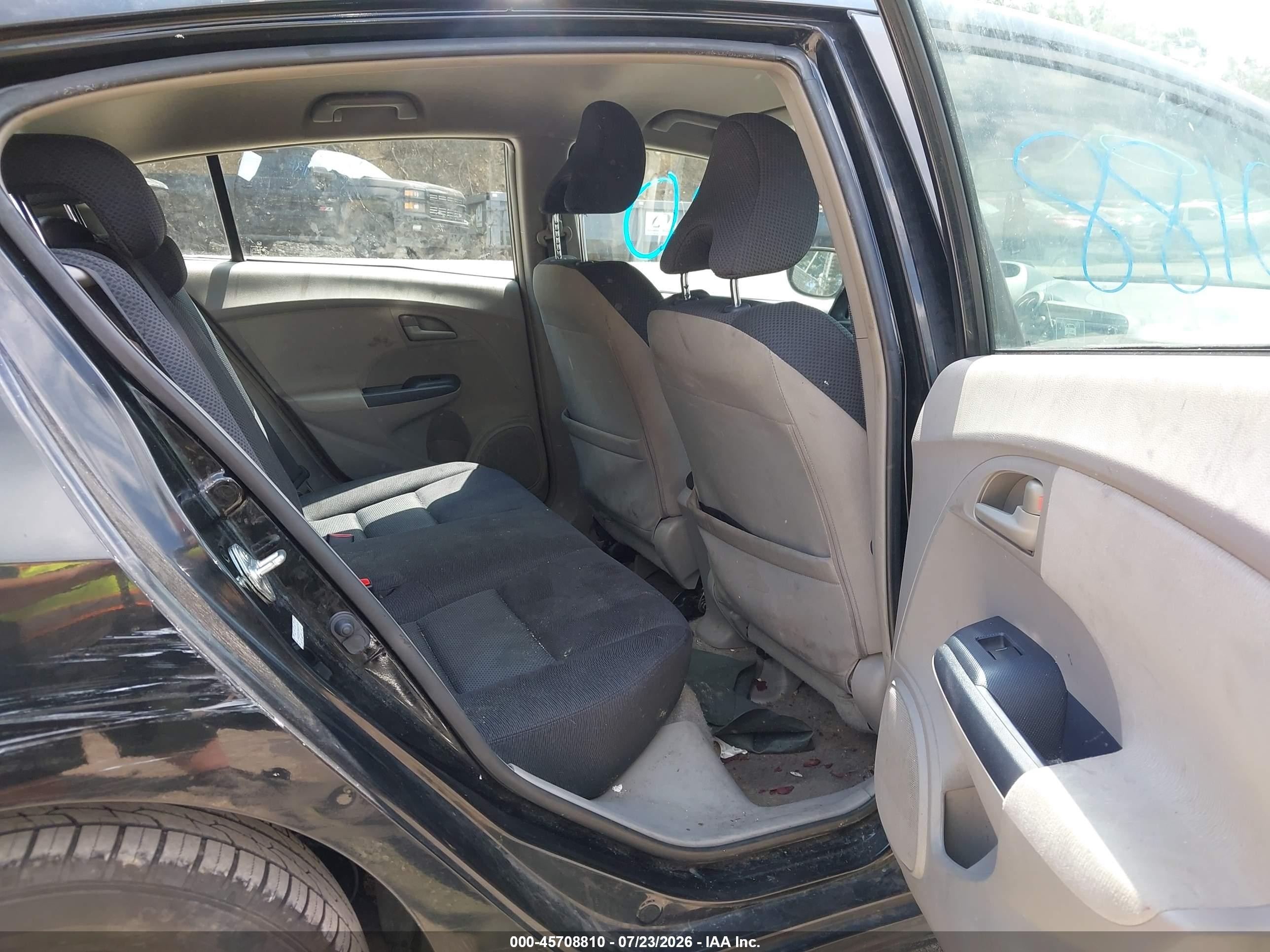 2010 Honda Insight Ex Black vin: JHMZE2H76AS037127