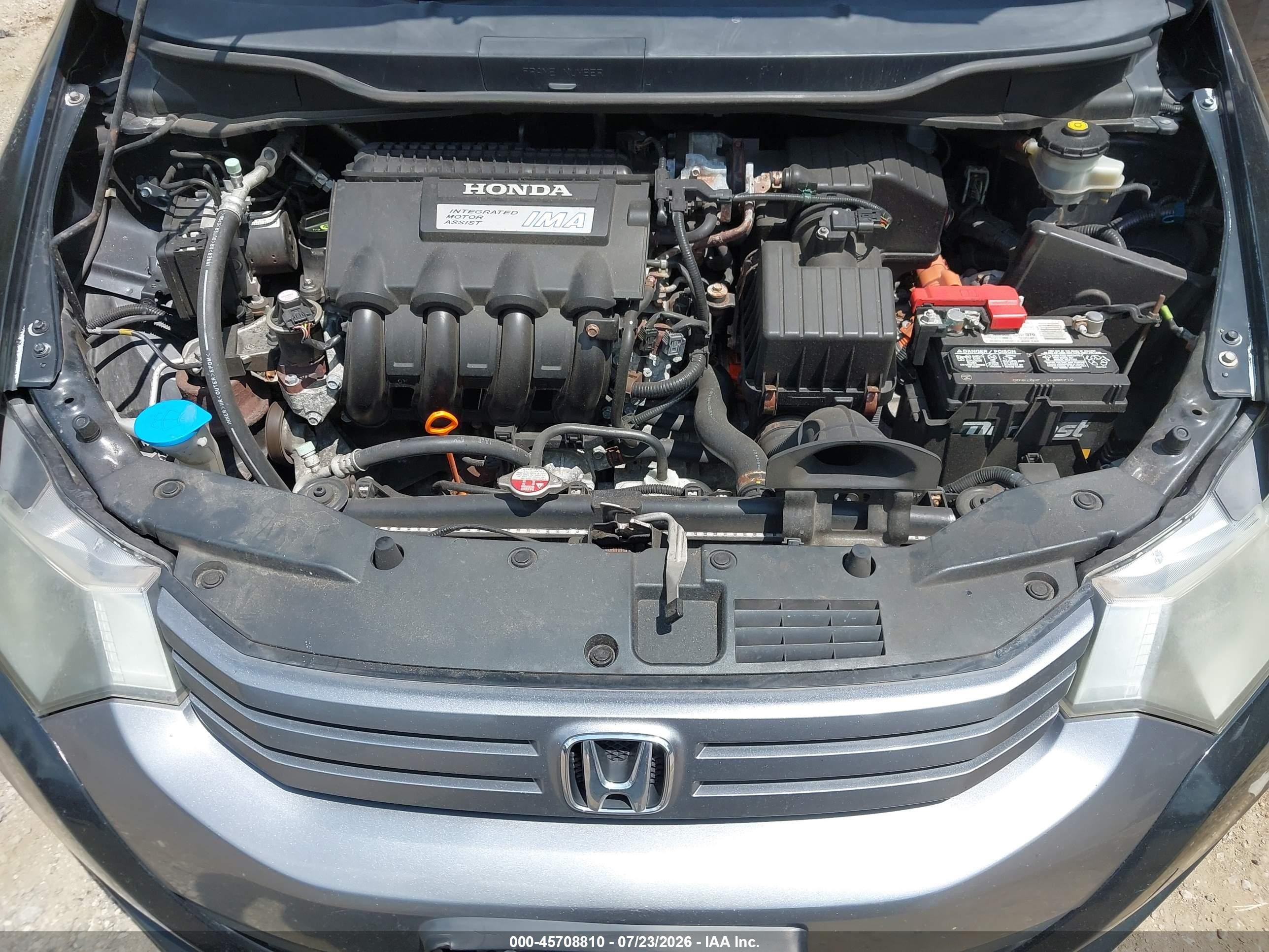 2010 Honda Insight Ex Black vin: JHMZE2H76AS037127