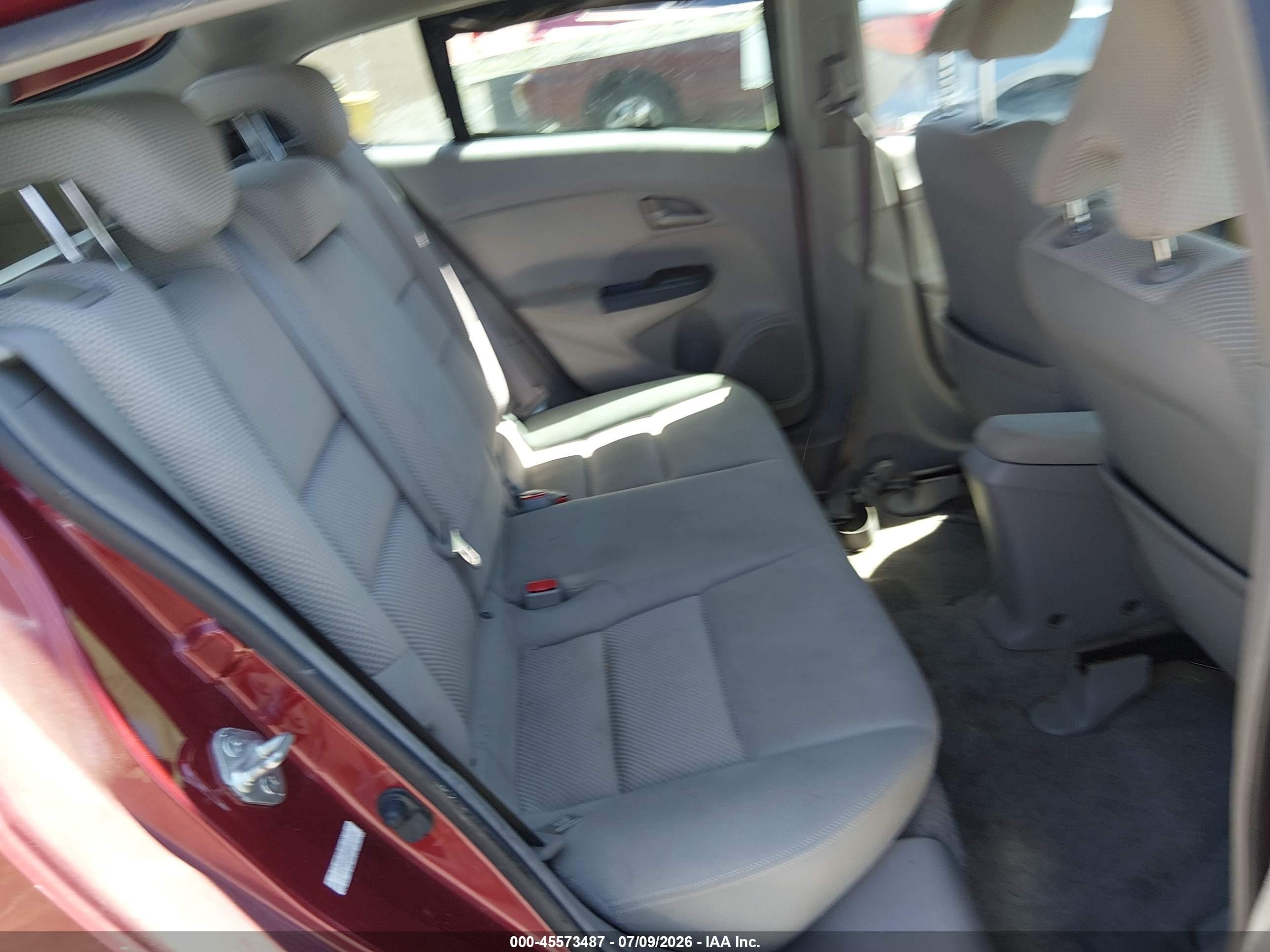 2010 Honda Insight Ex Red vin: JHMZE2H76AS041436