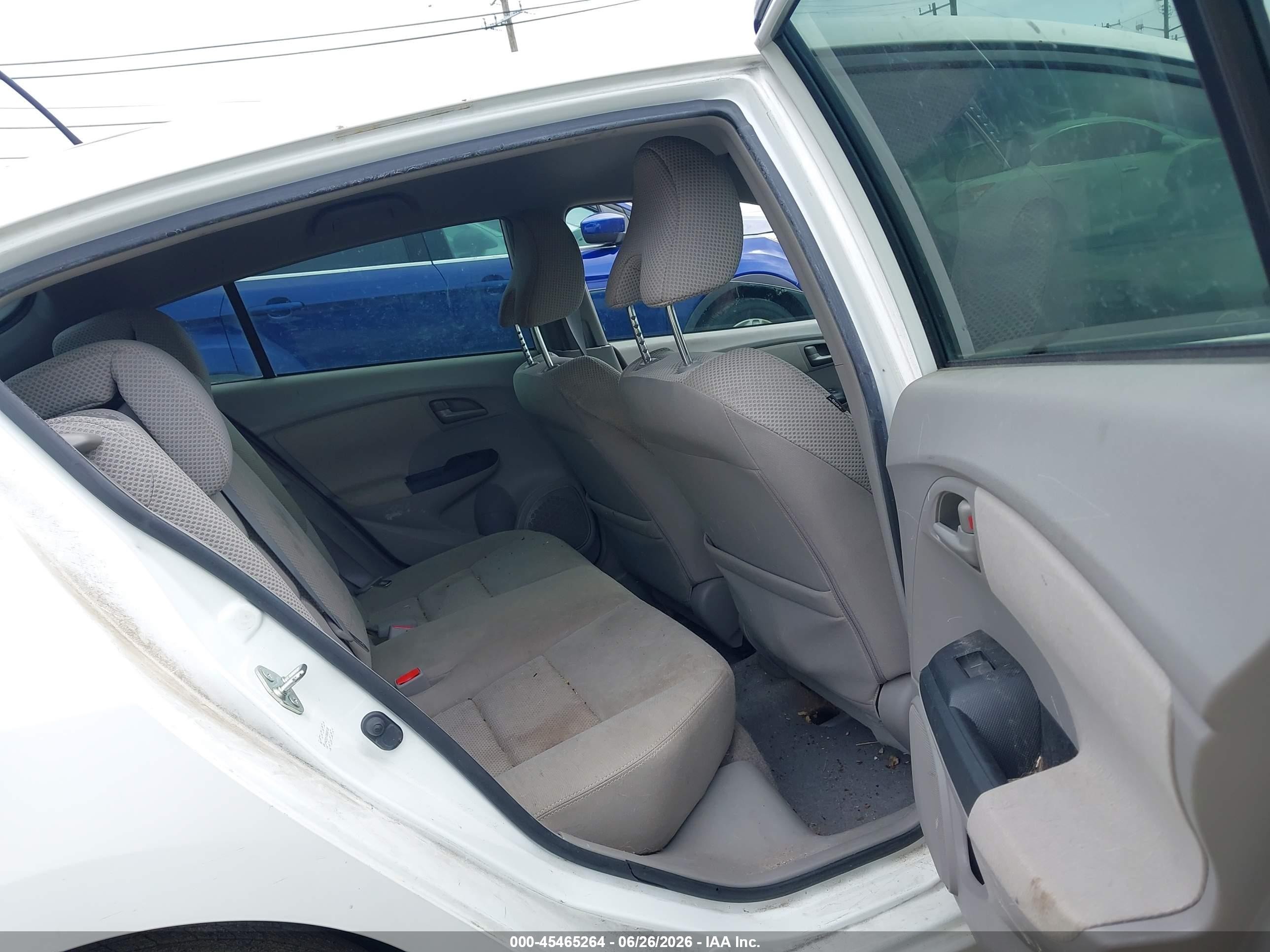 2011 Honda Insight Ex Белый vin: JHMZE2H76BS001391