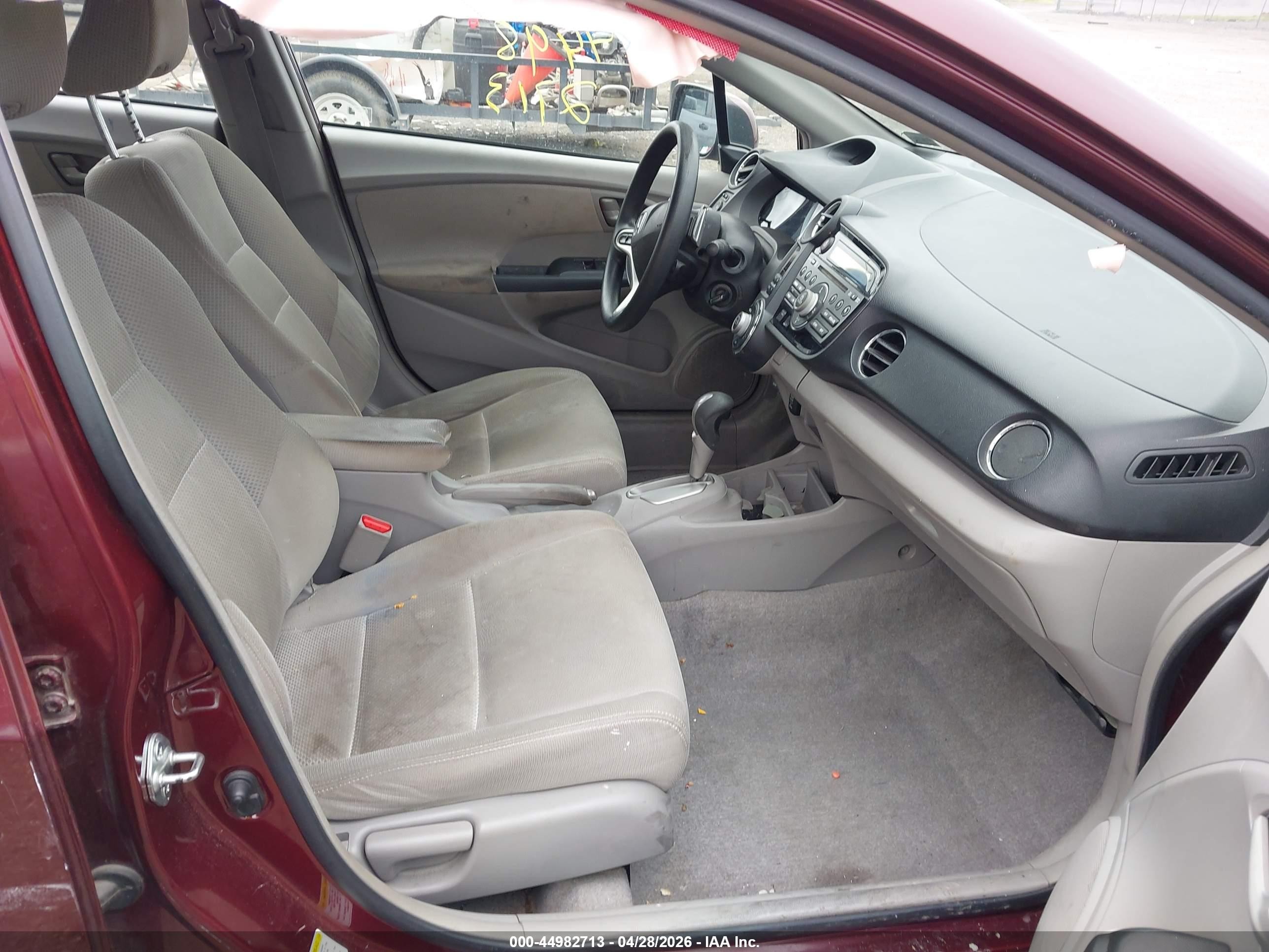 2011 Honda Insight Ex Темно-бордовый vin: JHMZE2H76BS005814
